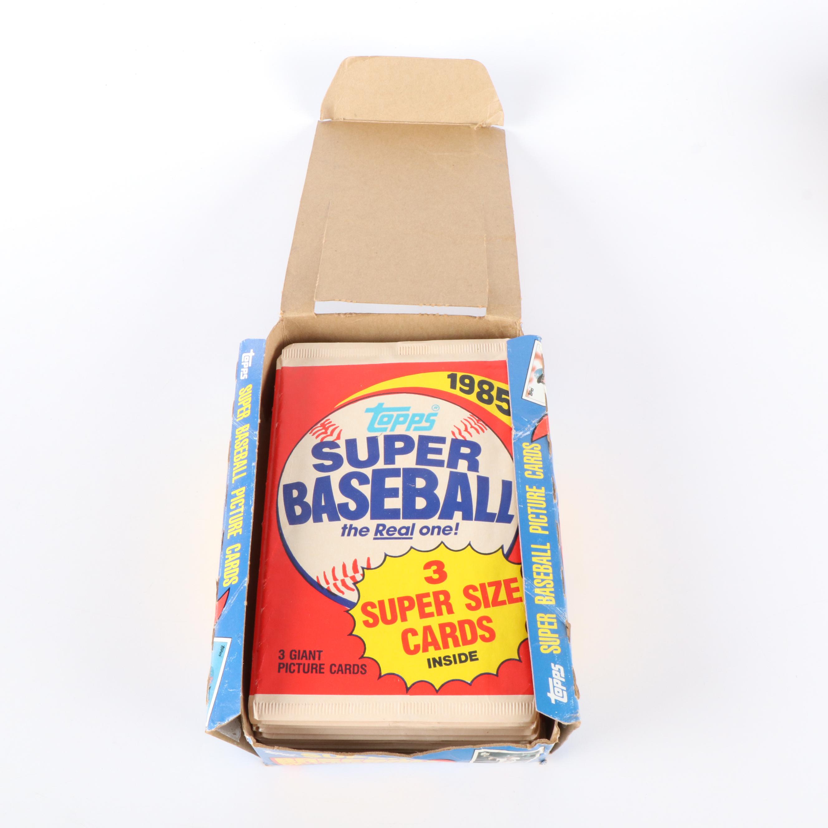 Topps, Donruss, and More Sealed Baseball Card Wax Packs with Original Boxes