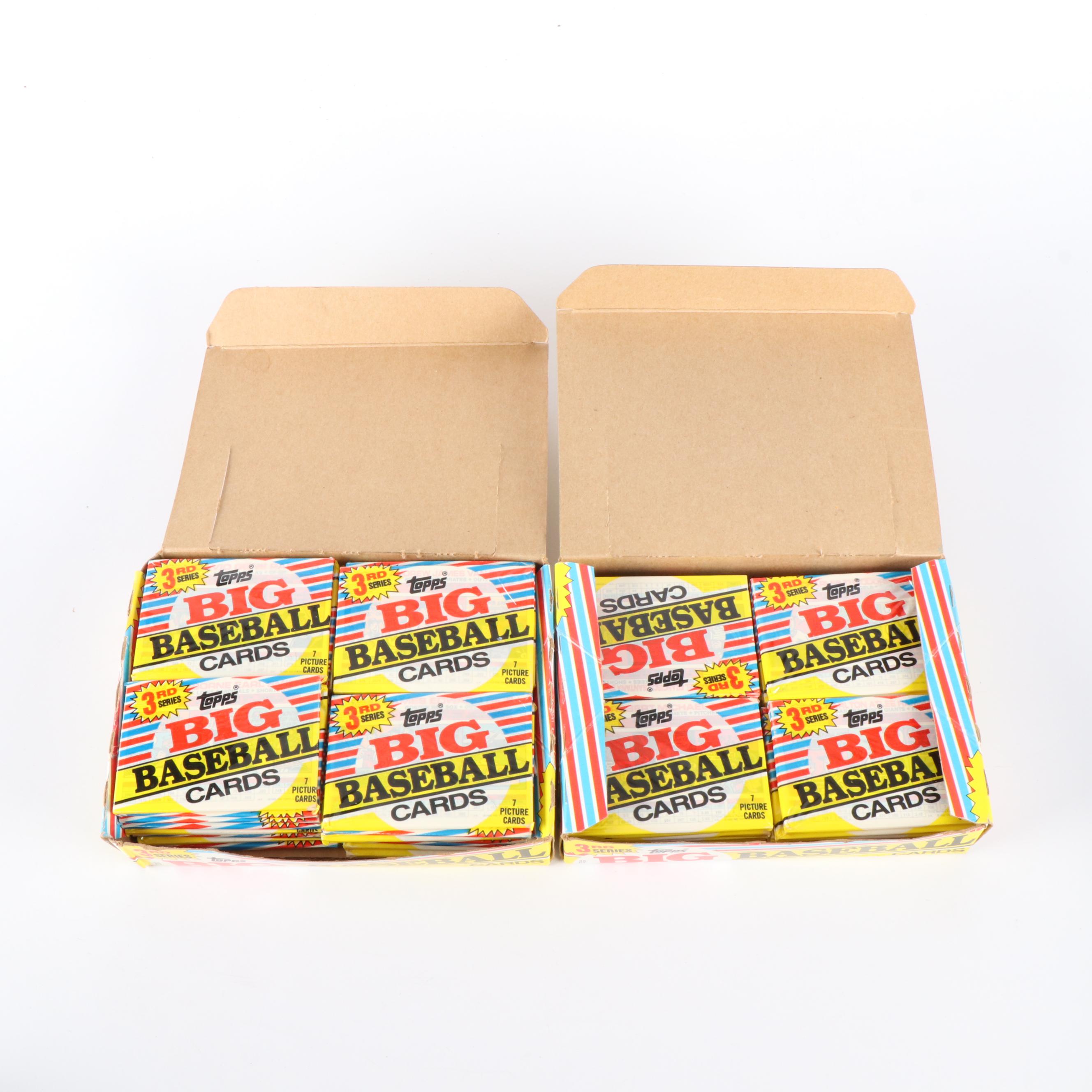 Topps, Donruss, and More Sealed Baseball Card Wax Packs with Original Boxes