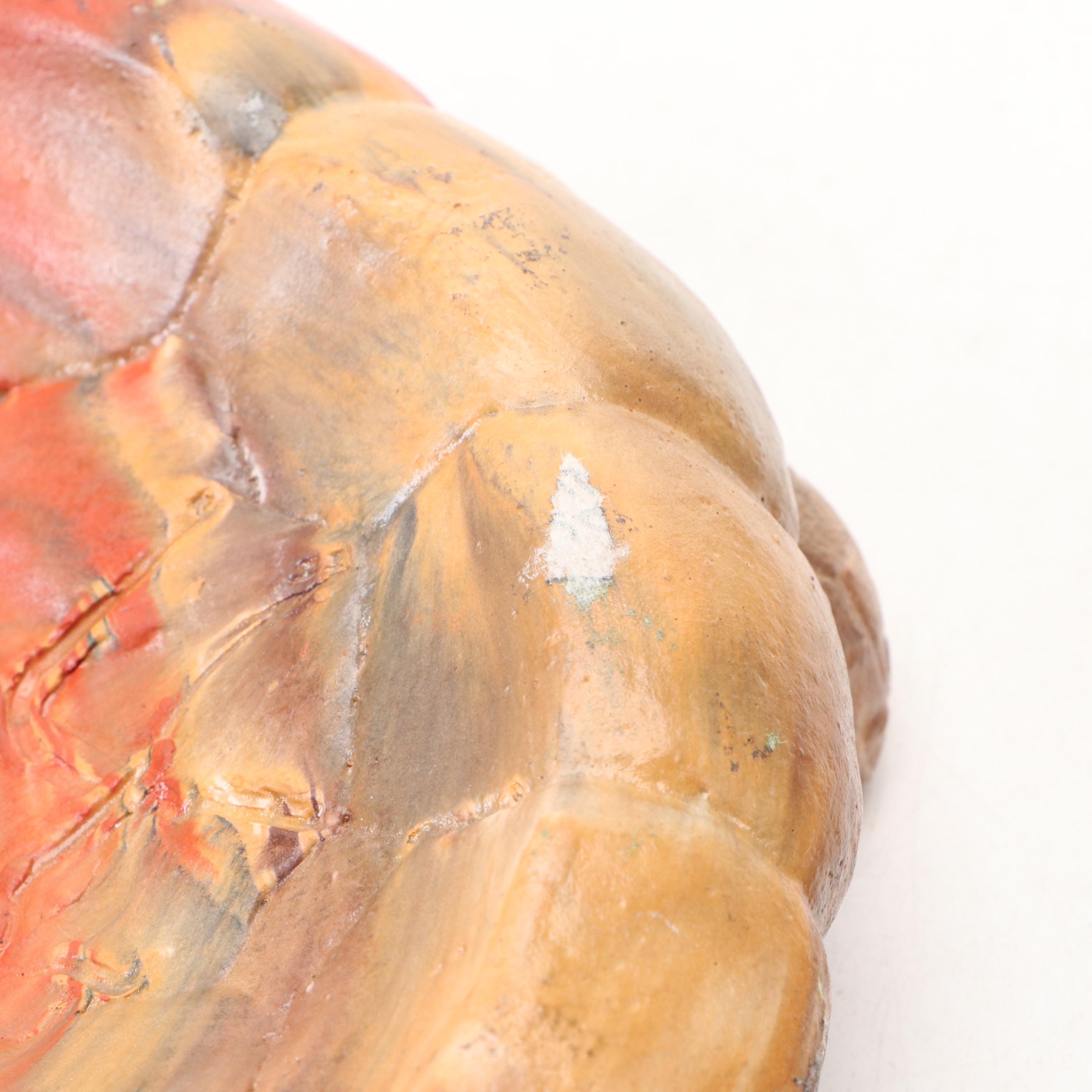 Kirk Bird Marbled Ceramic Tortoise Ashtrays