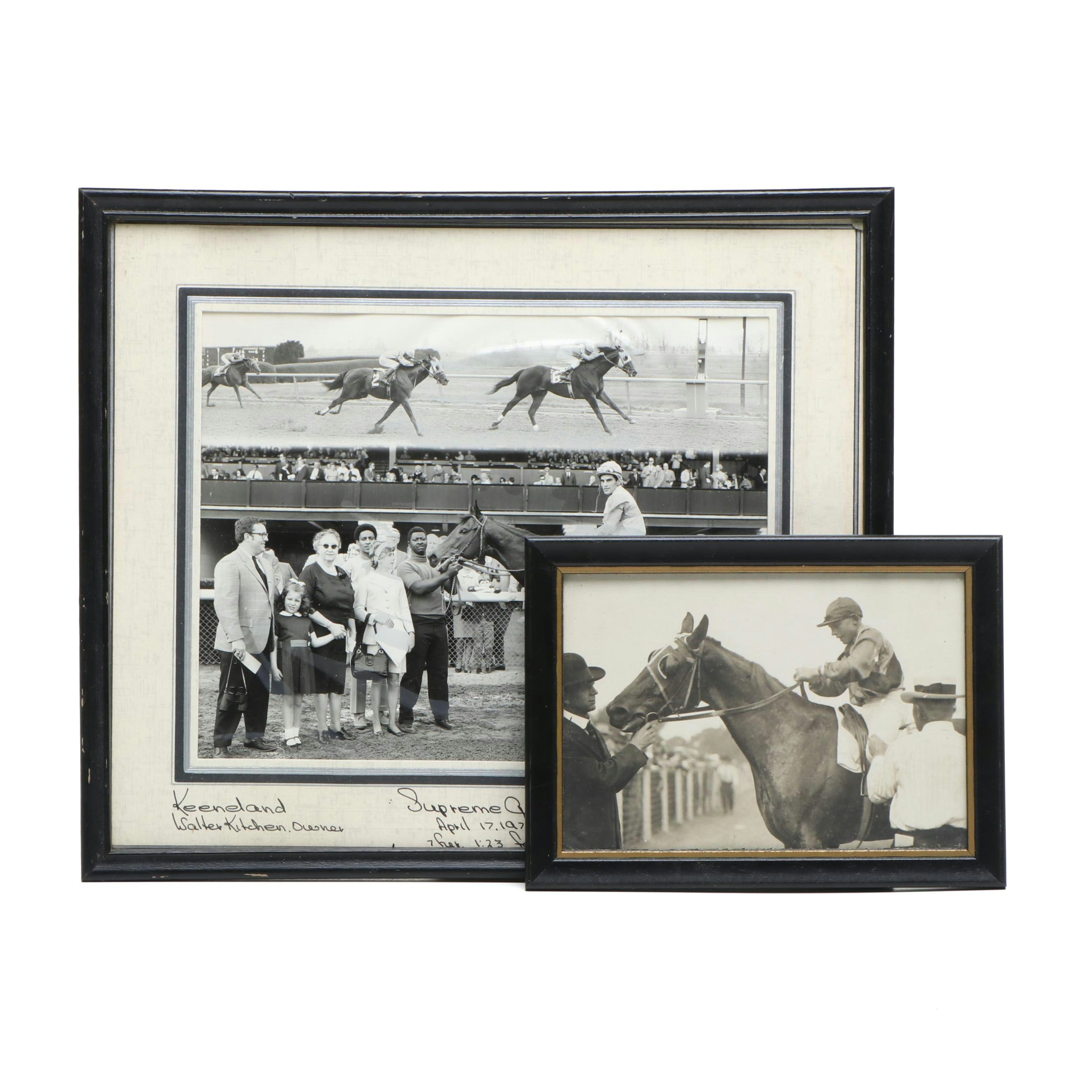 1970 Keeneland Forerunner Stakes Supreme Quality Win, 1915 Olin Gentry on Quick