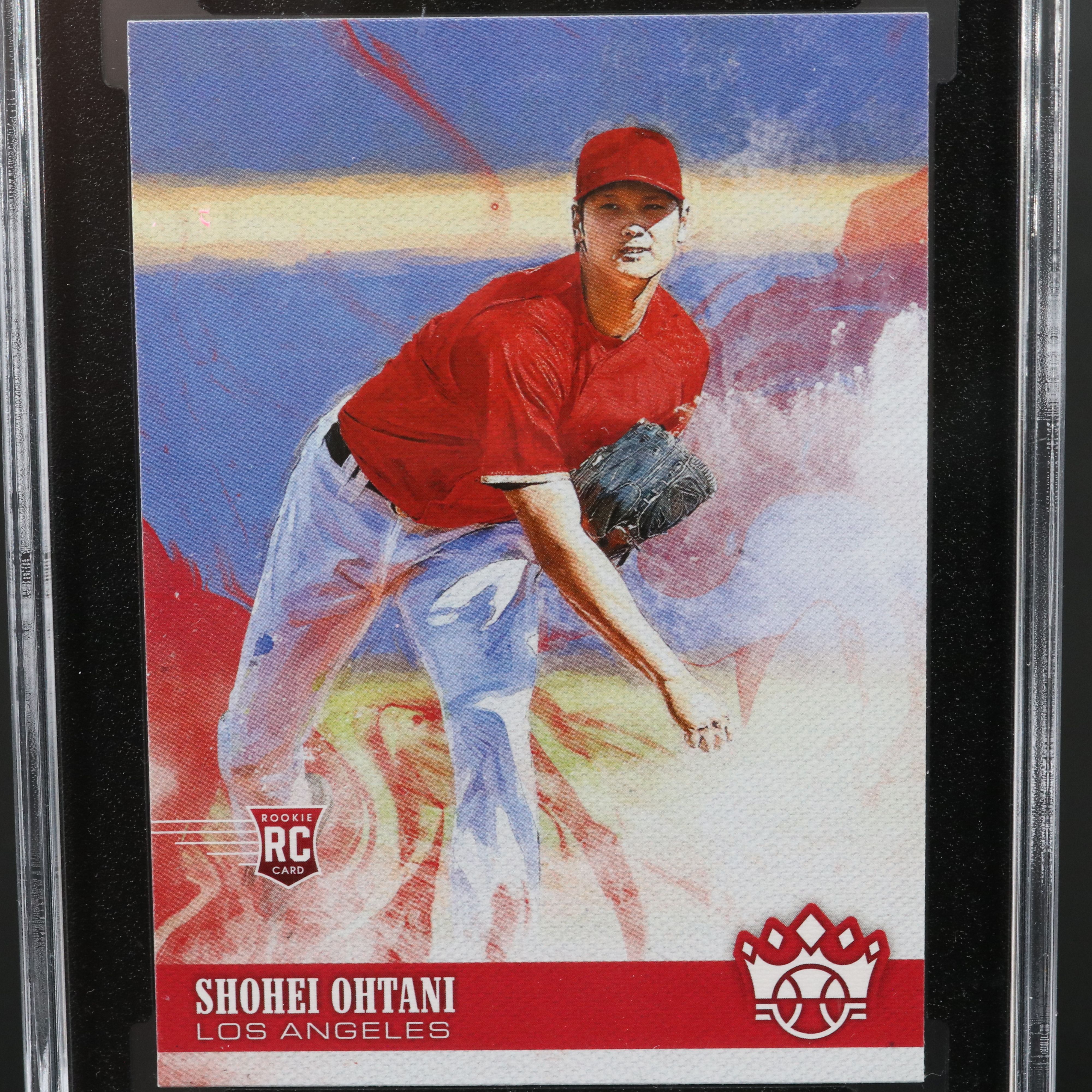 2018 Diamond Kings Shohei Ohtani Rookie Baseball Card Graded SGC 10