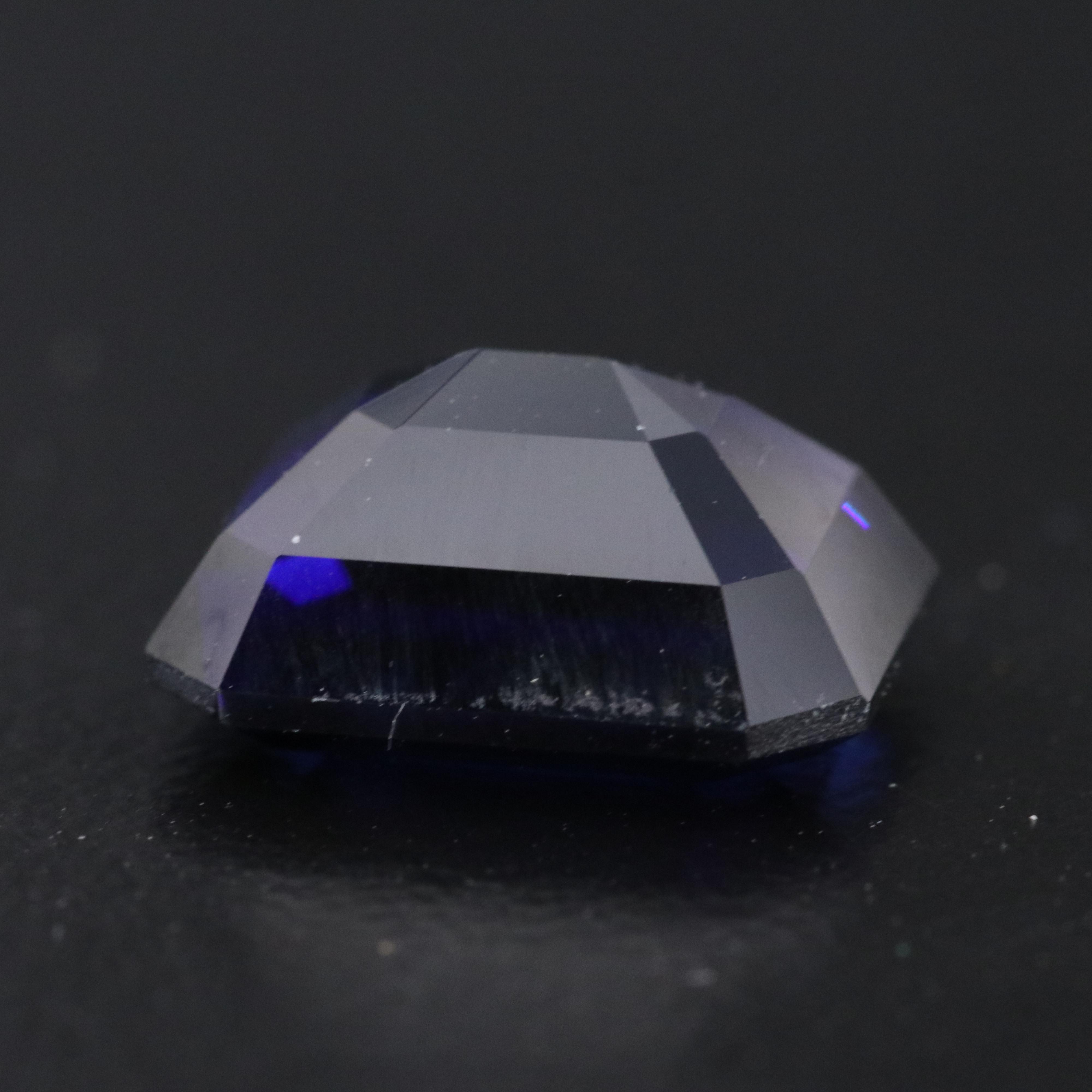 Loose 6.03 CT Lab Grown Sapphire