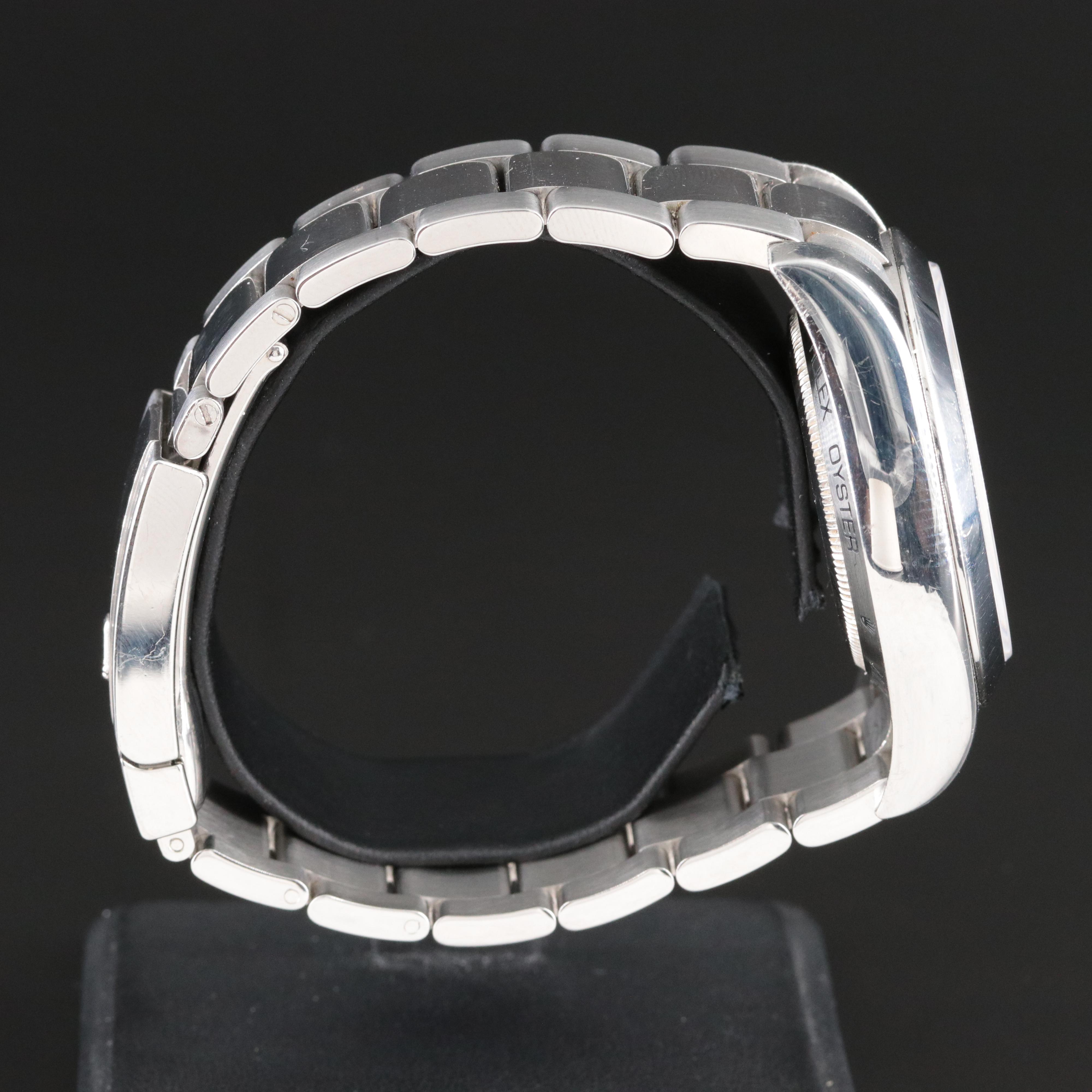 Rolex Milgauss 116400 White Dial Orange Indices and Lightning Bolt Hand Watch