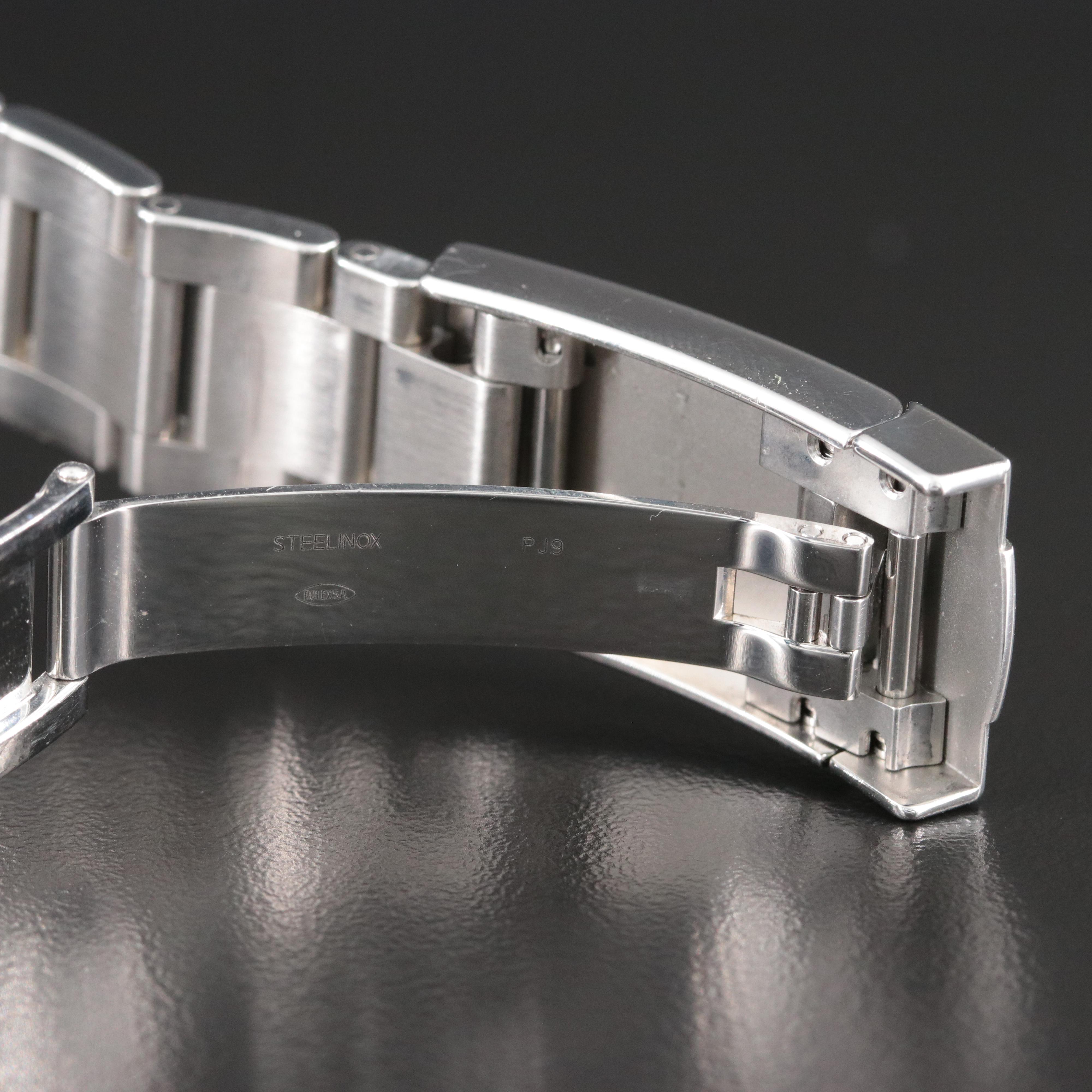 Rolex Milgauss 116400 White Dial Orange Indices and Lightning Bolt Hand Watch