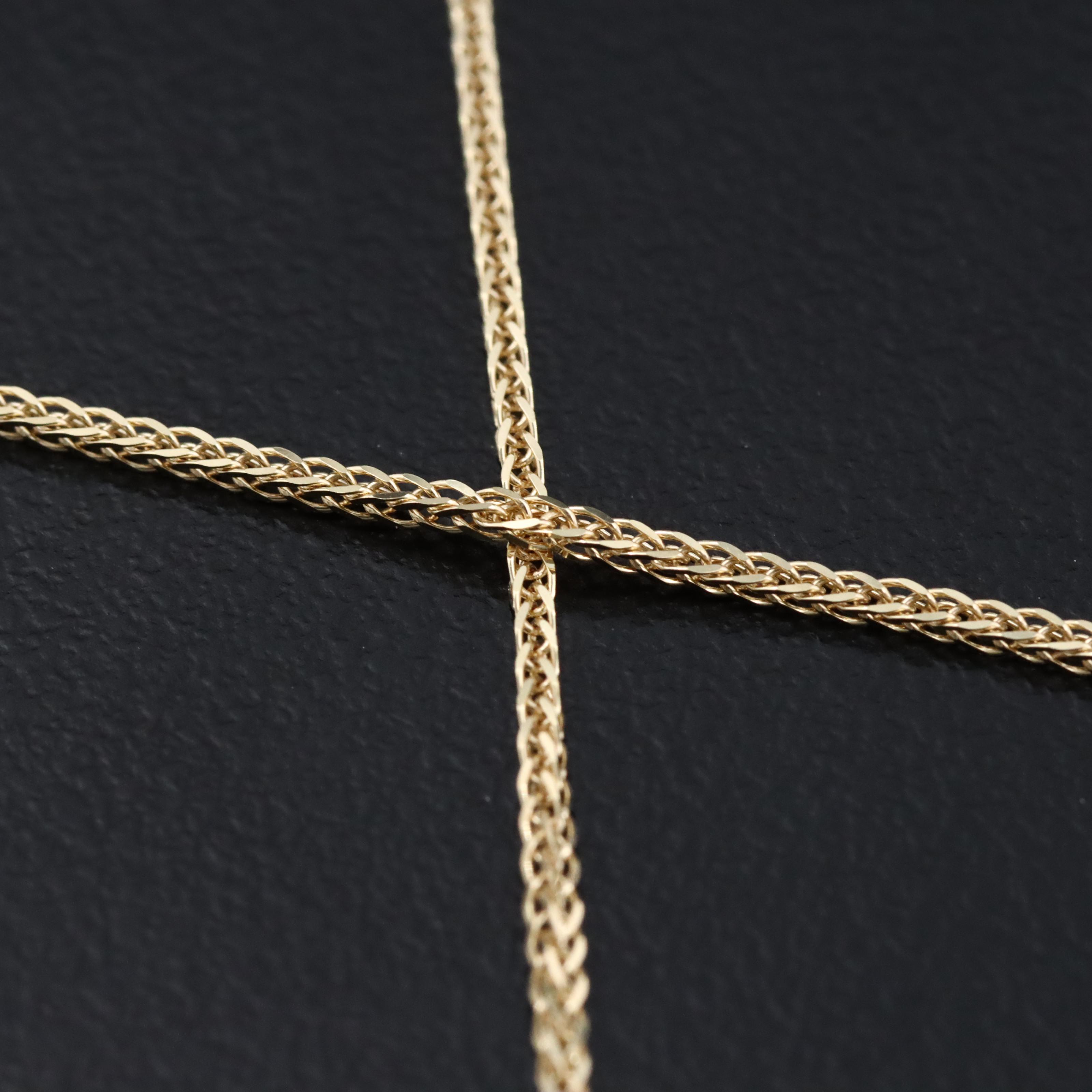 14K Two Tone Gold 3.05 CT Lab Grown Diamond Pendant Necklace with IGI Report