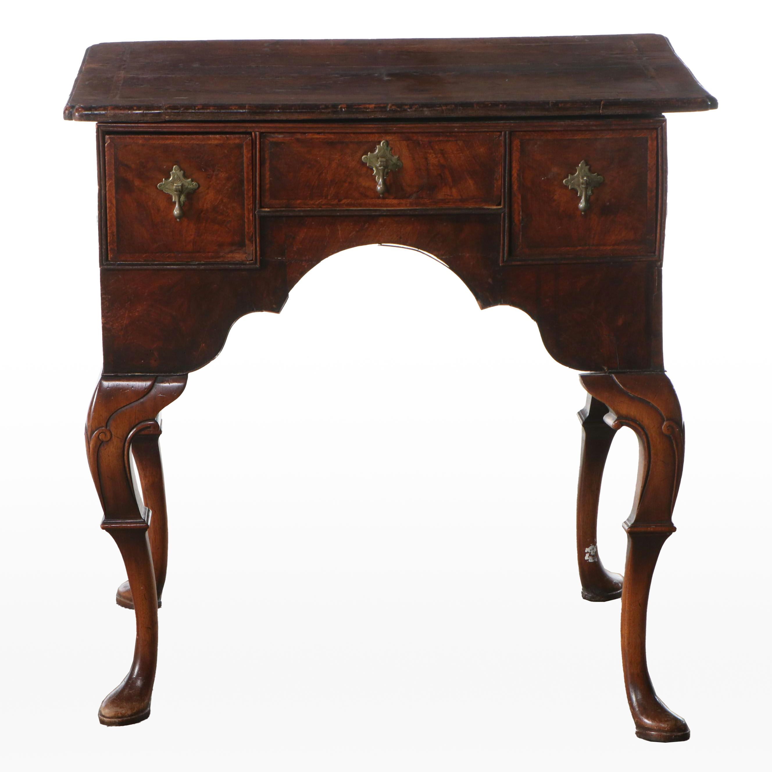 Georgian European Walnut Games Table