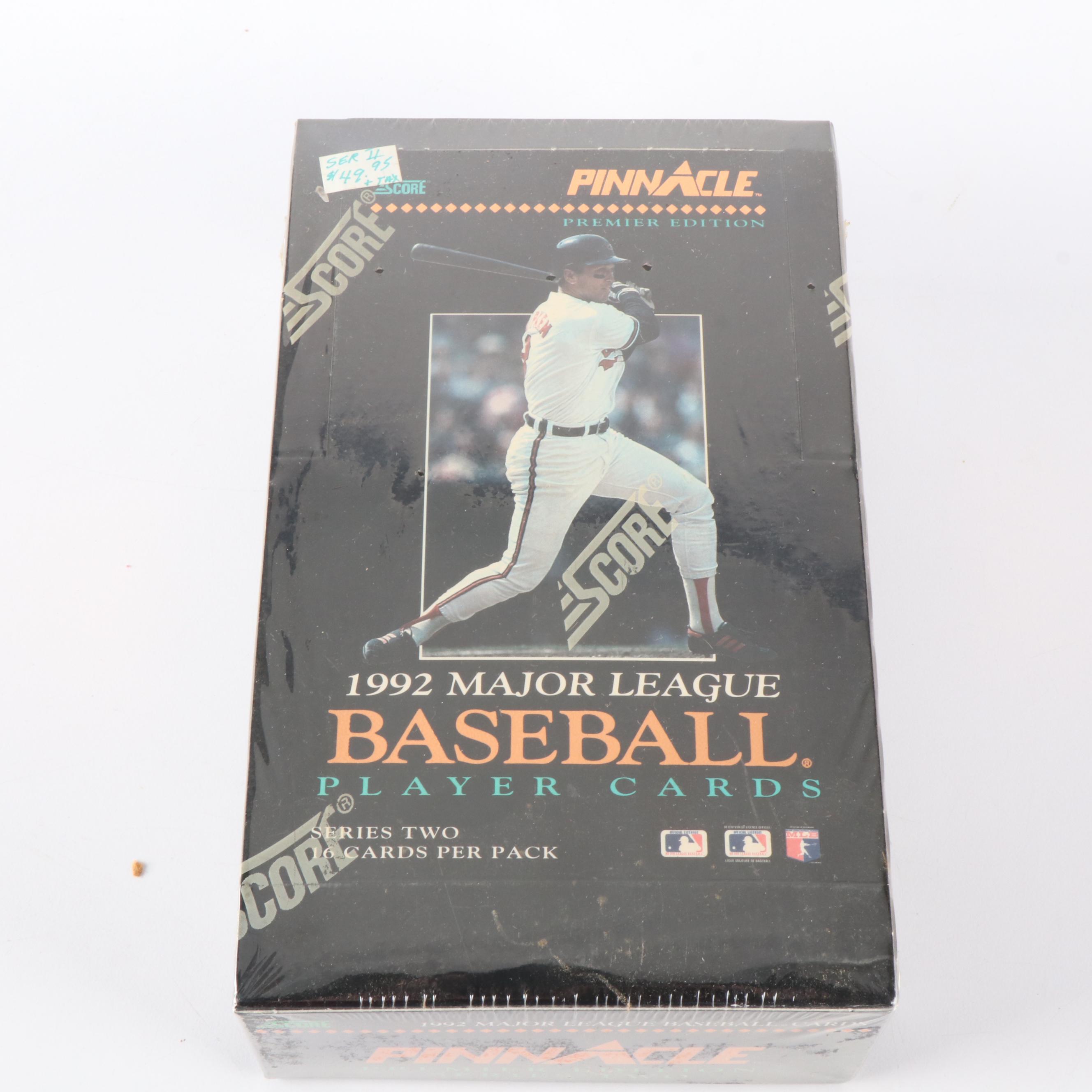 Topps, Stadium Club, and More Sealed Baseball Card Wax Packs with Original Boxes