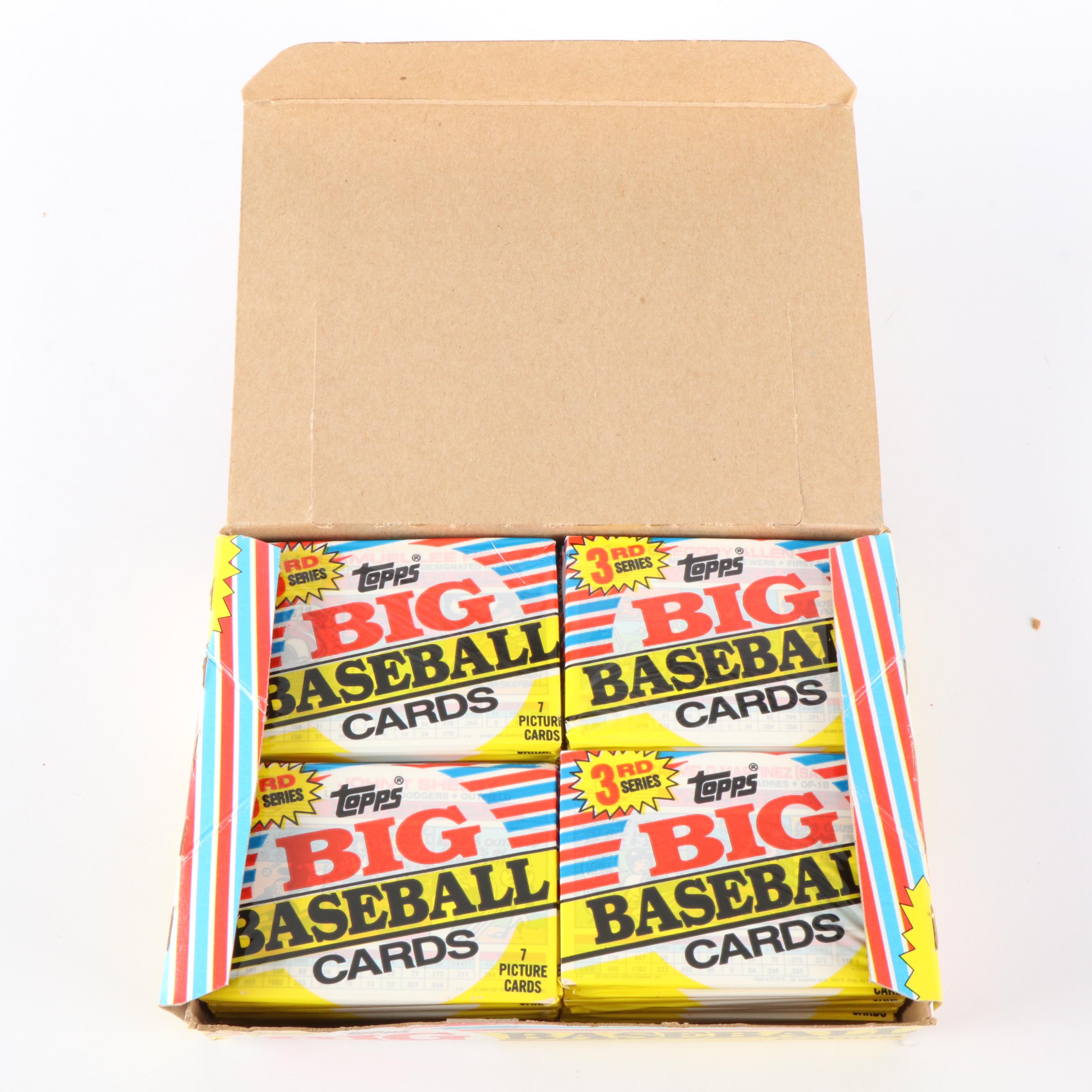 Topps, Stadium Club, and More Sealed Baseball Card Wax Packs with Original Boxes