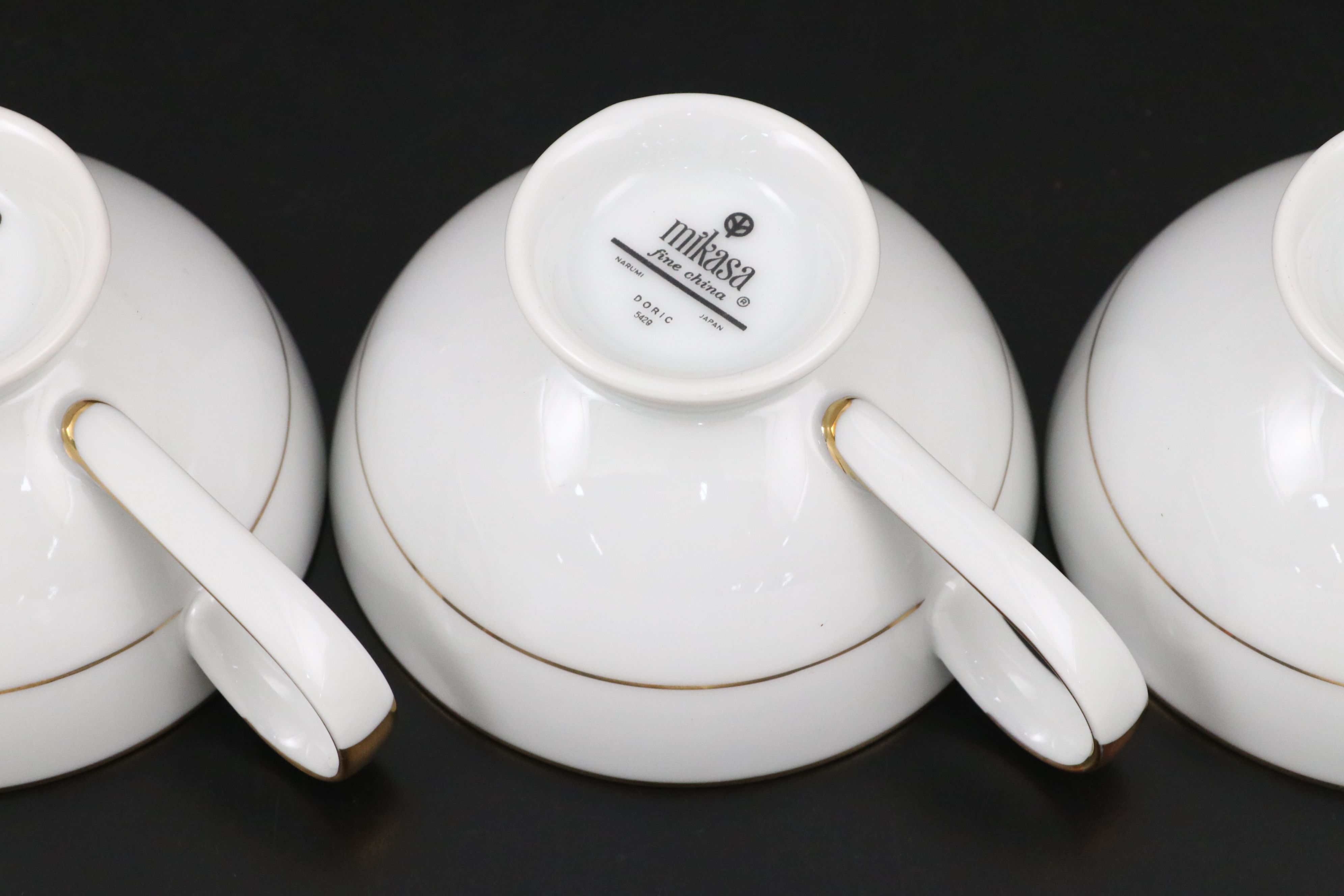 Mikasa "Doric" Gilt Trim Ceramic Dinnerware