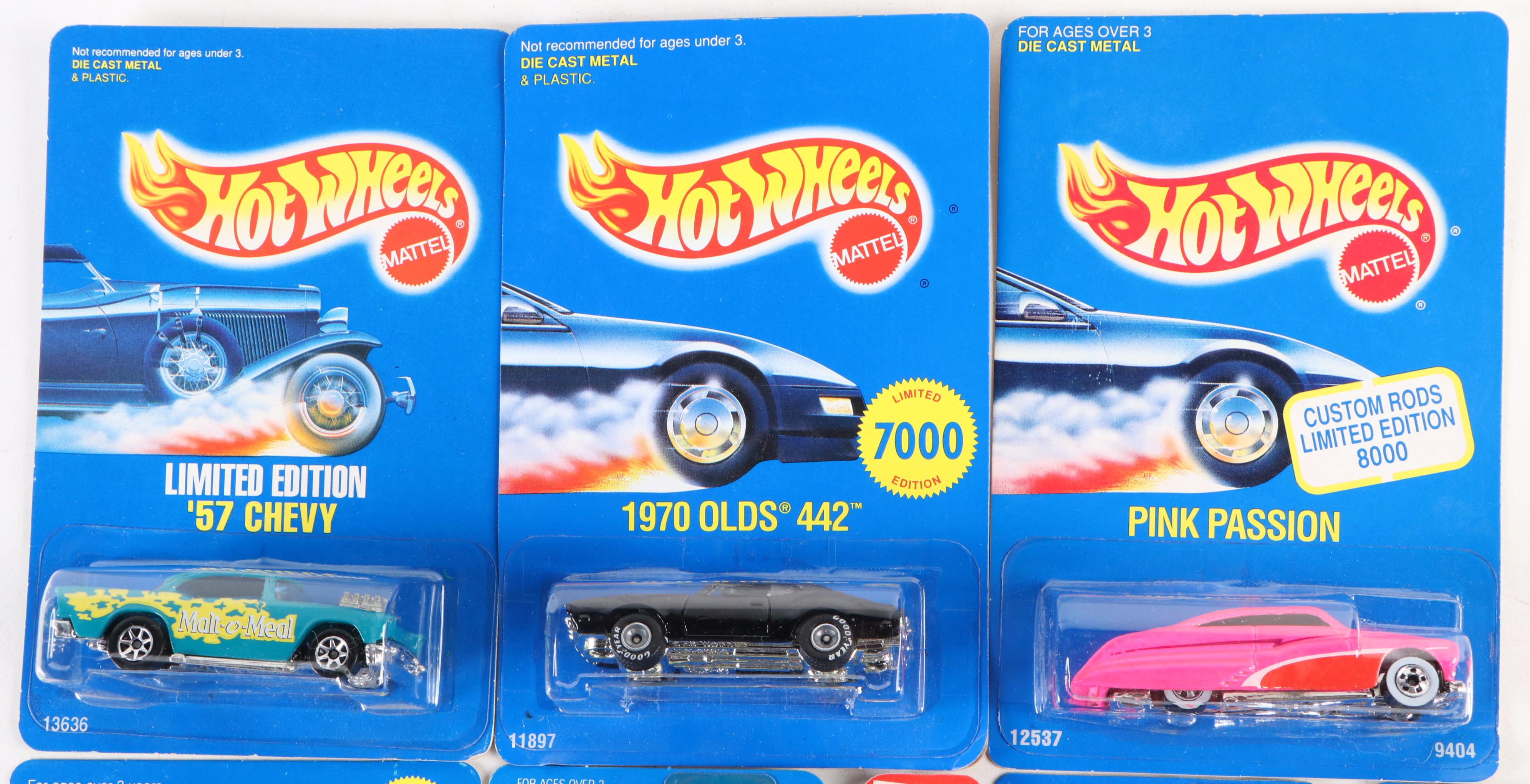 Hot Wheels Limited Edition "Pink Passion," "1970 Olds 442" and More Cars, 1990s