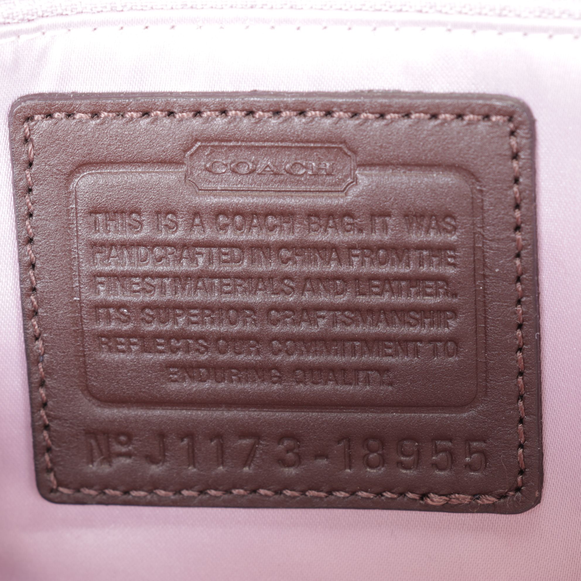 Coach Chelsea Jayden Carry-All Satchel in Pebbled Ivory and Brown Leather