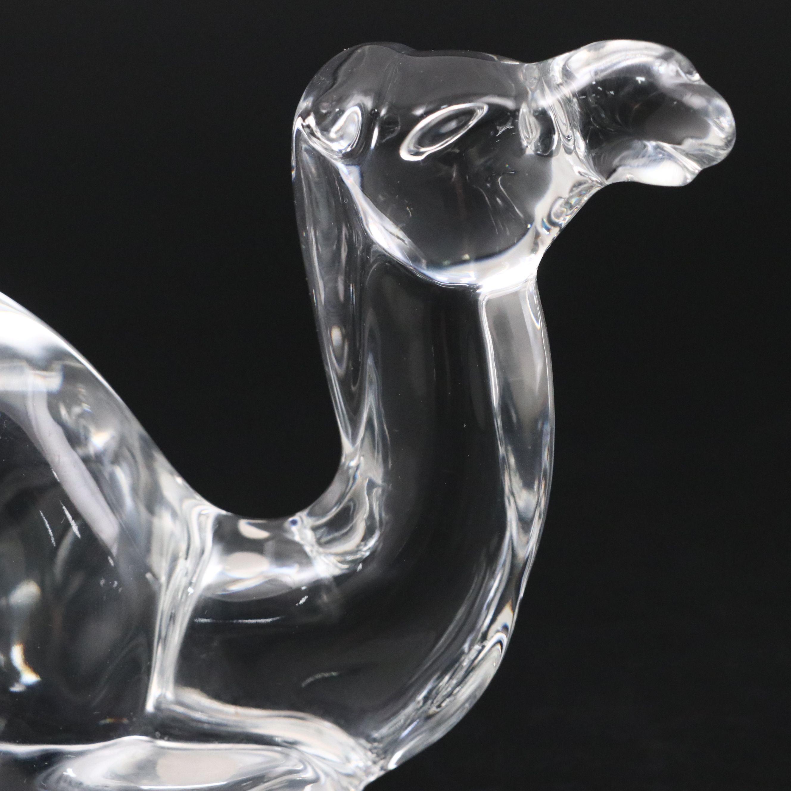 Baccarat "Lying Camel" Crystal Figurine