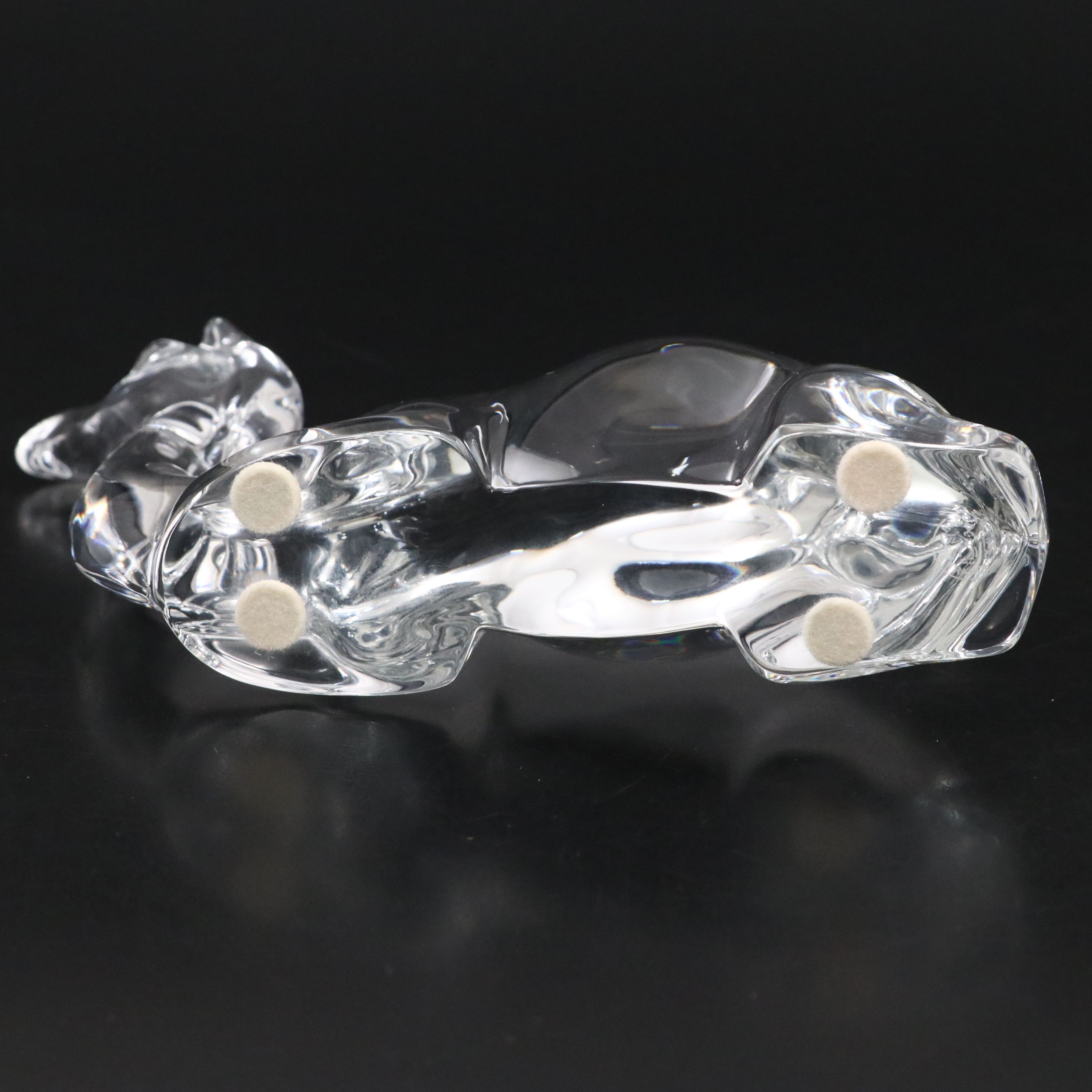 Baccarat "Lying Camel" Crystal Figurine