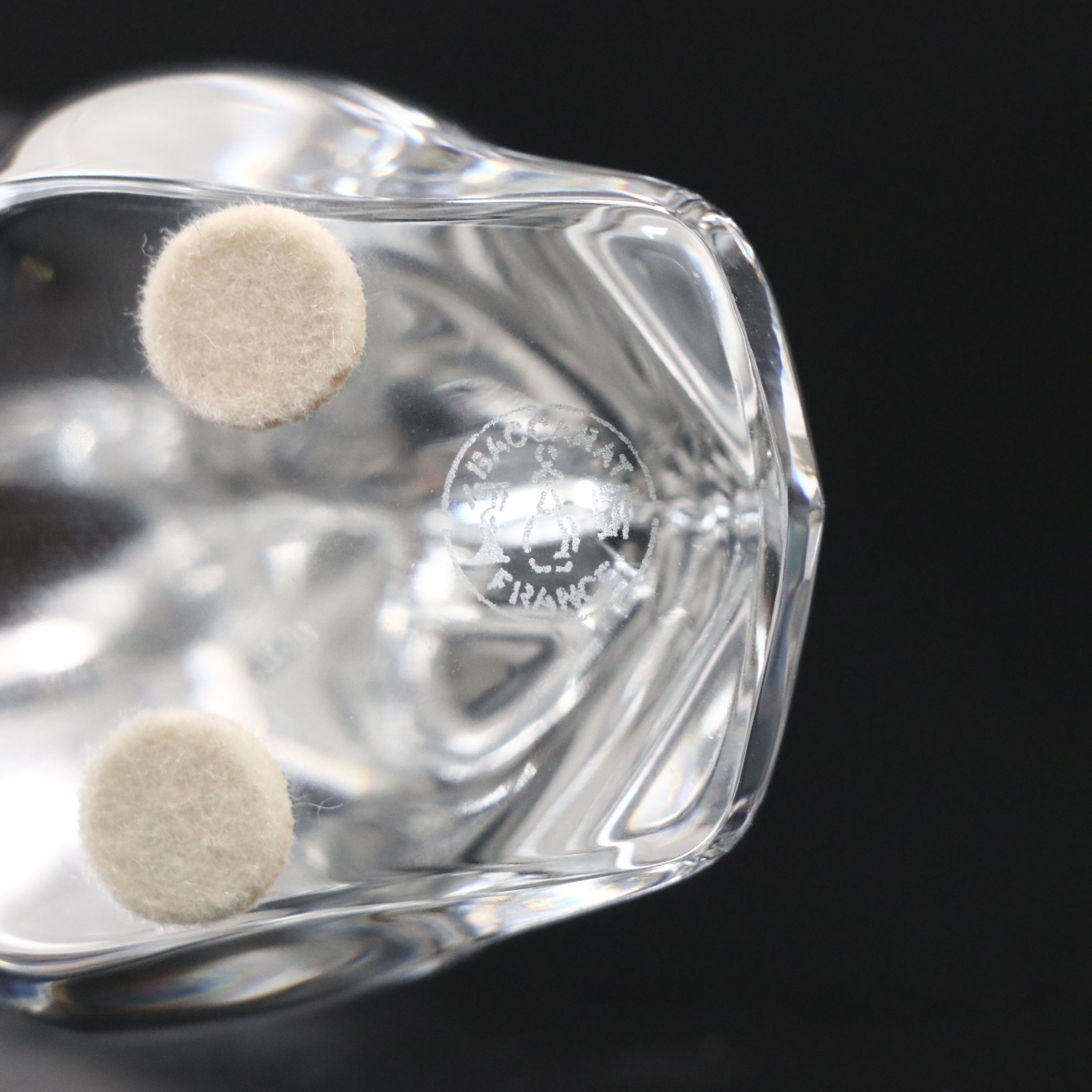 Baccarat "Lying Camel" Crystal Figurine