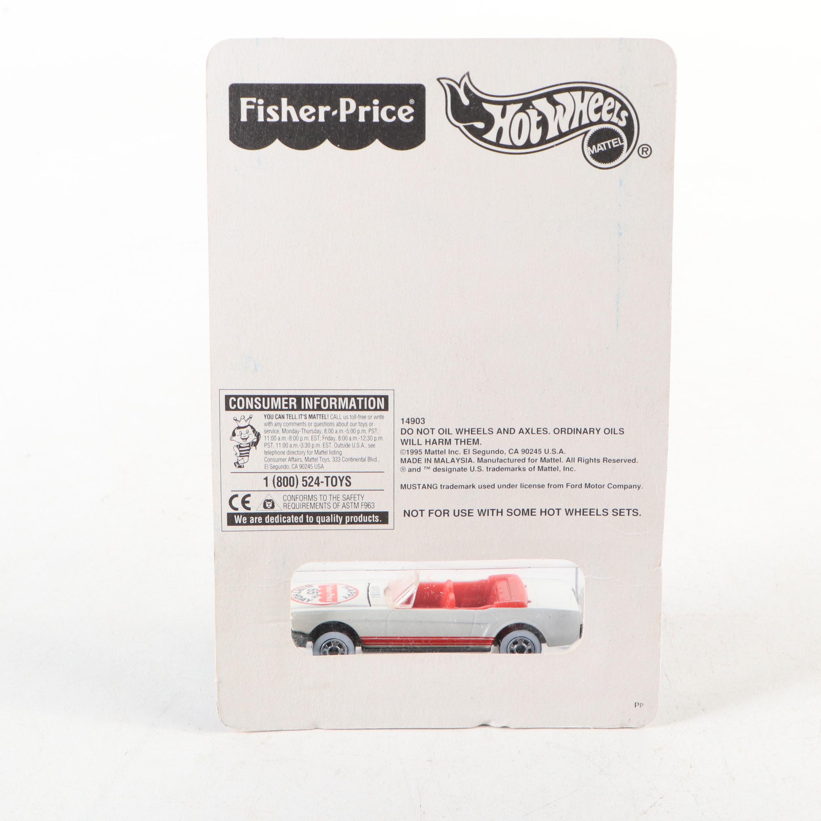 Hot Wheels "Old Number 5," "3-Window '34" and More Blue Back Toy Cars, 1990s