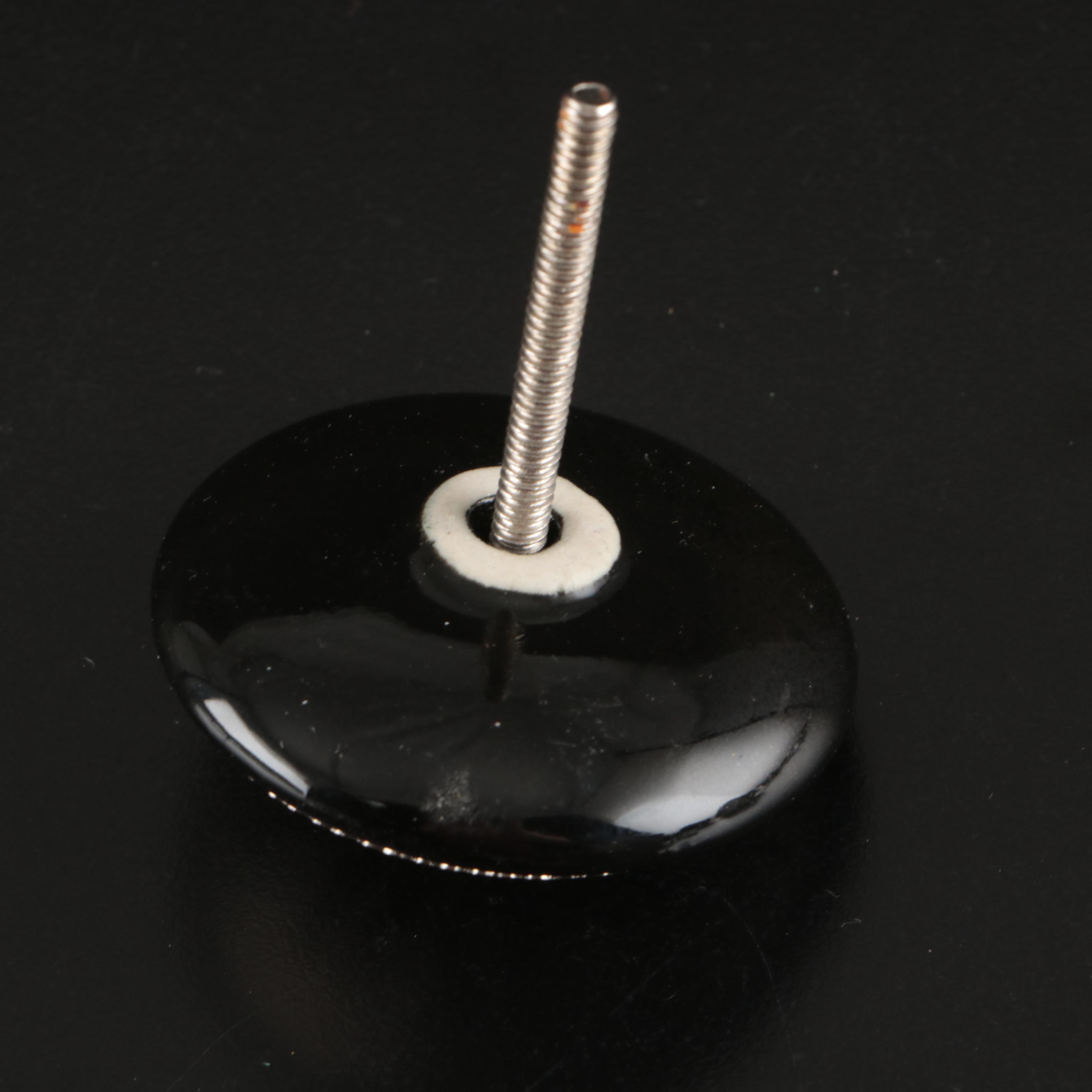 Cut Glass Chandelier Prisms with Ornate Cabinet Knobs