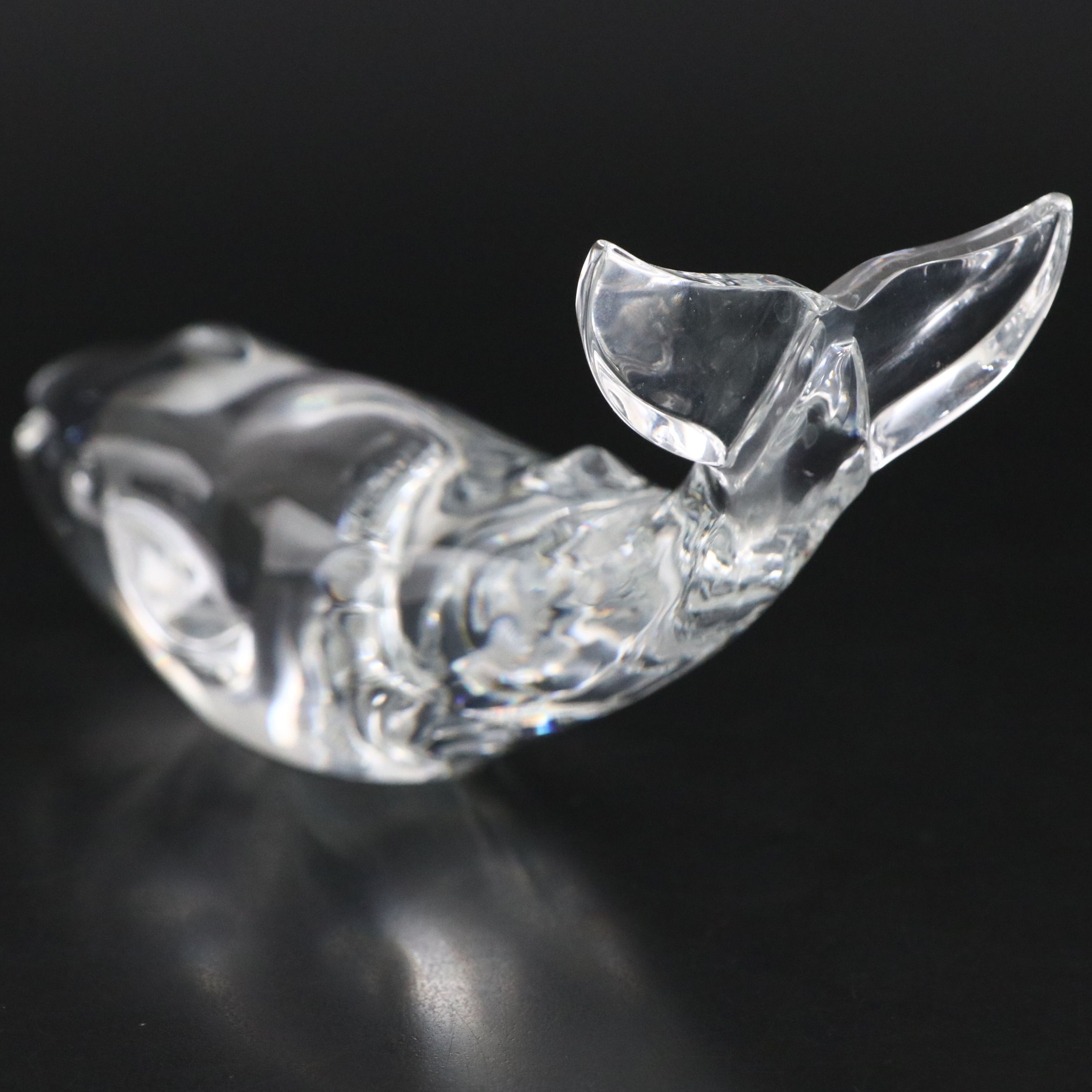 Baccarat "Whale" Crystal Figurine