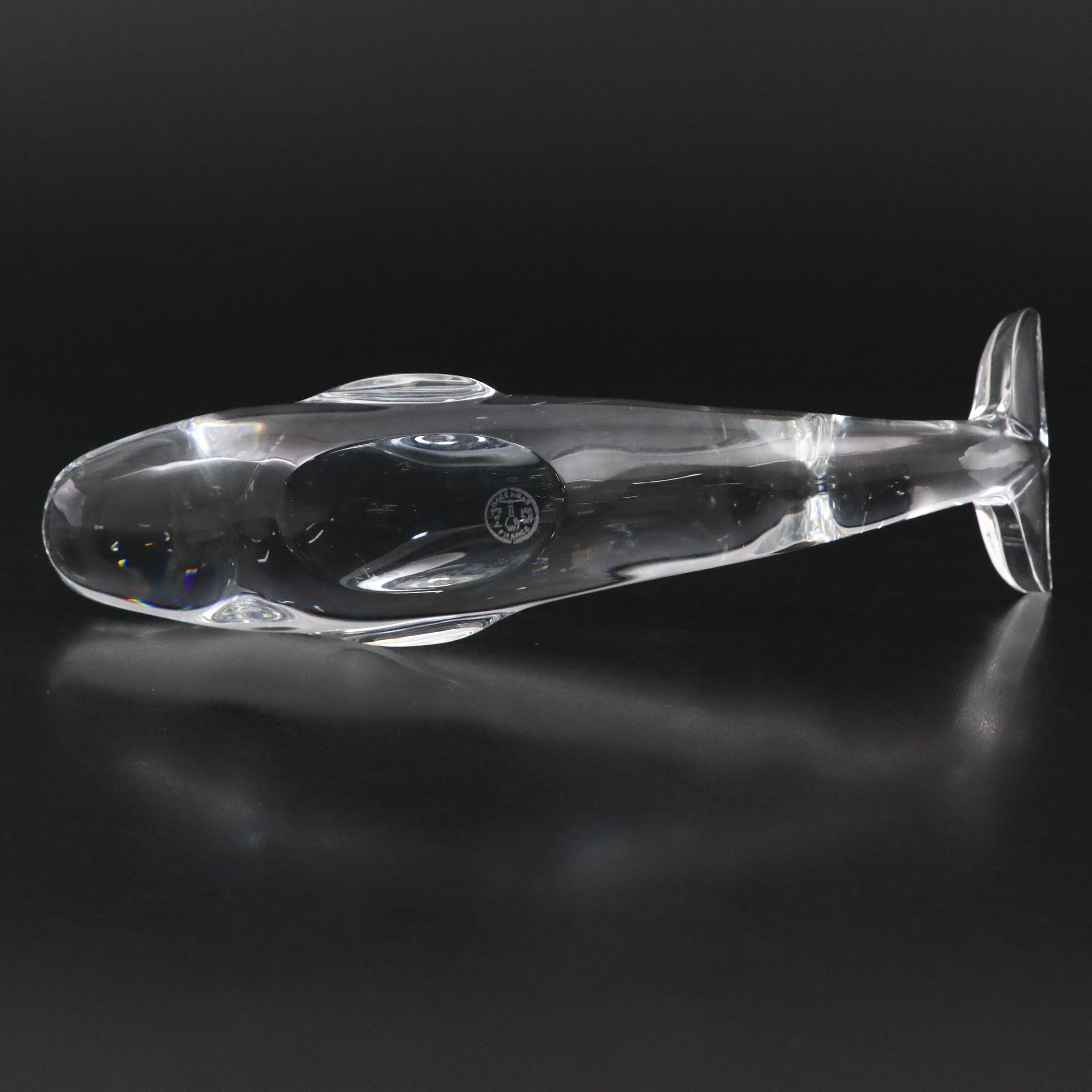 Baccarat "Whale" Crystal Figurine