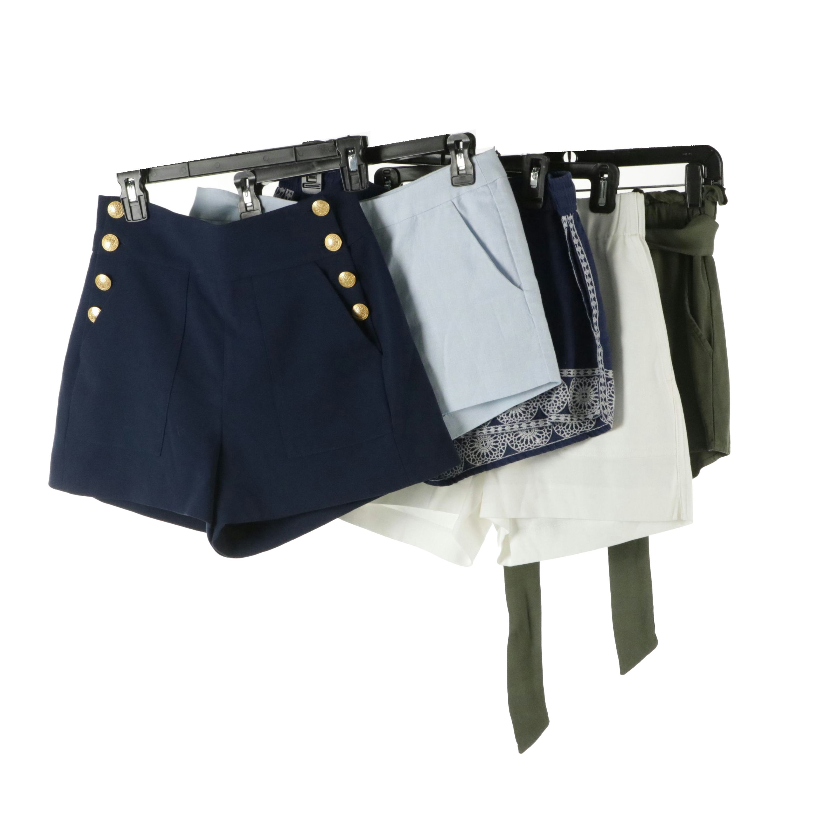Alice + Olivia High-Waist Sailor Shorts, Banana Republic, Joie, More Shorts
