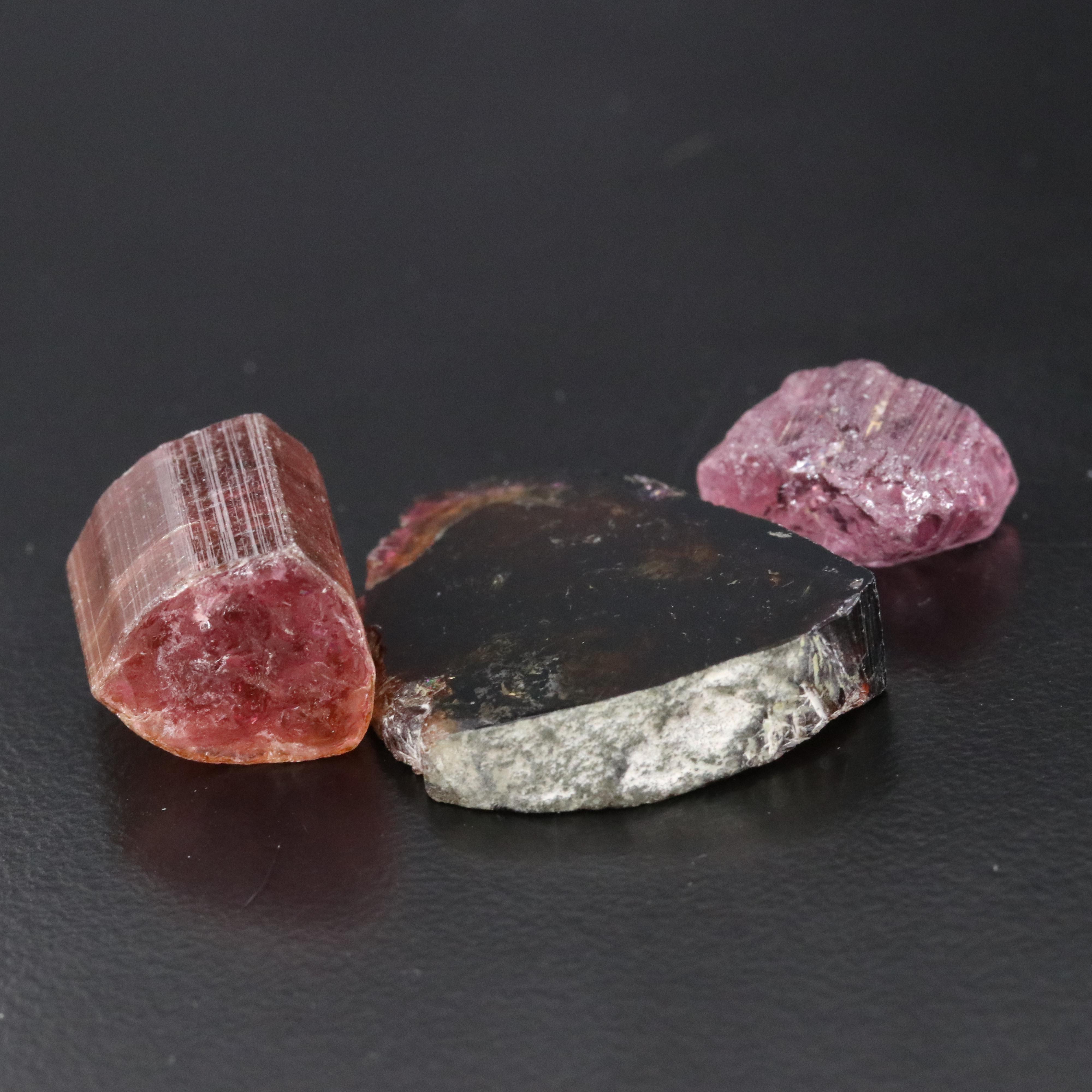 Loose Tourmaline and Chrysoprase Lot