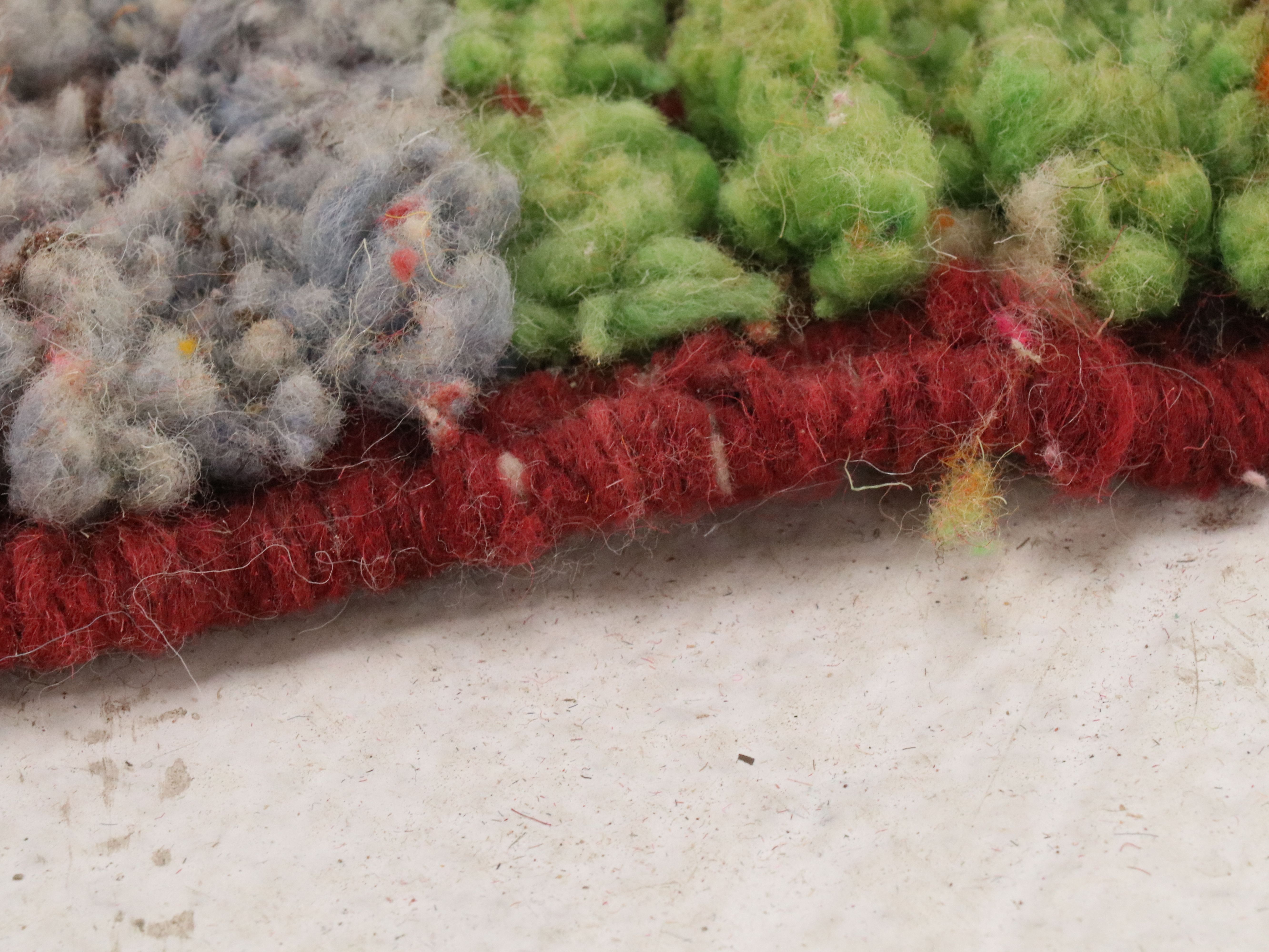 9'6 x 13'2 Hand-Knotted Moroccan Boujaad Room-Sized Rug