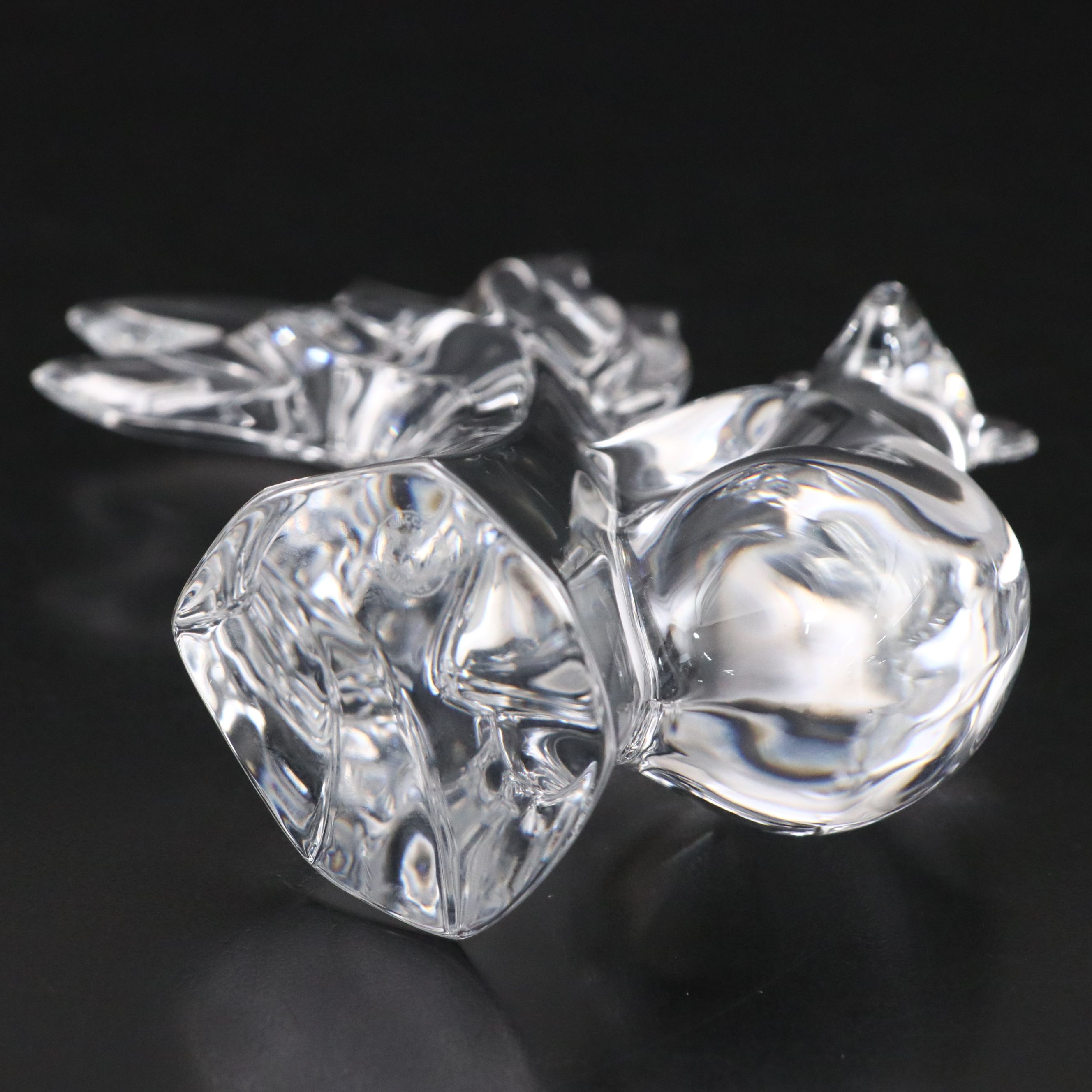 Robert Rigot for Baccarat "Koala in Palm Tree" Crystal Figurine