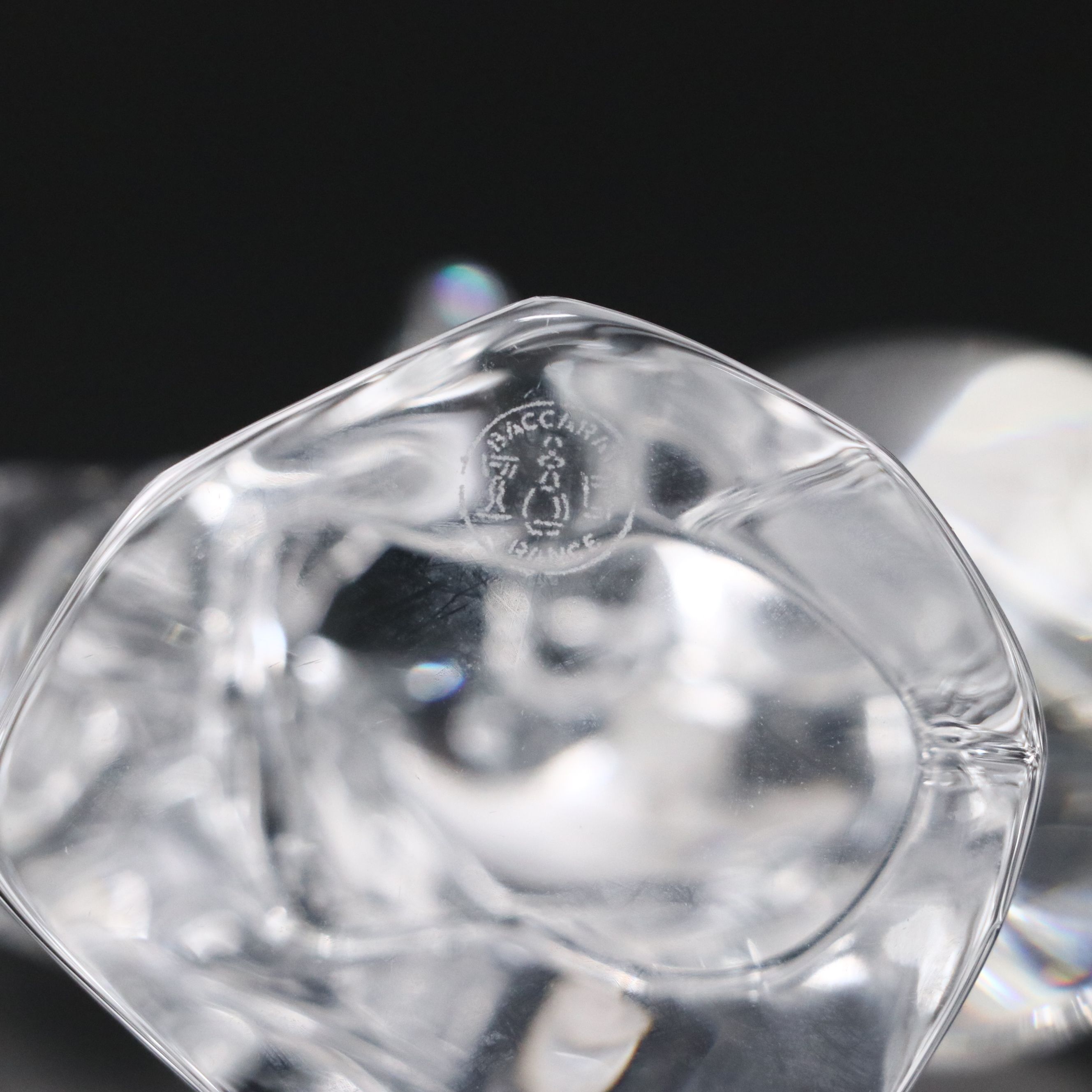 Robert Rigot for Baccarat "Koala in Palm Tree" Crystal Figurine