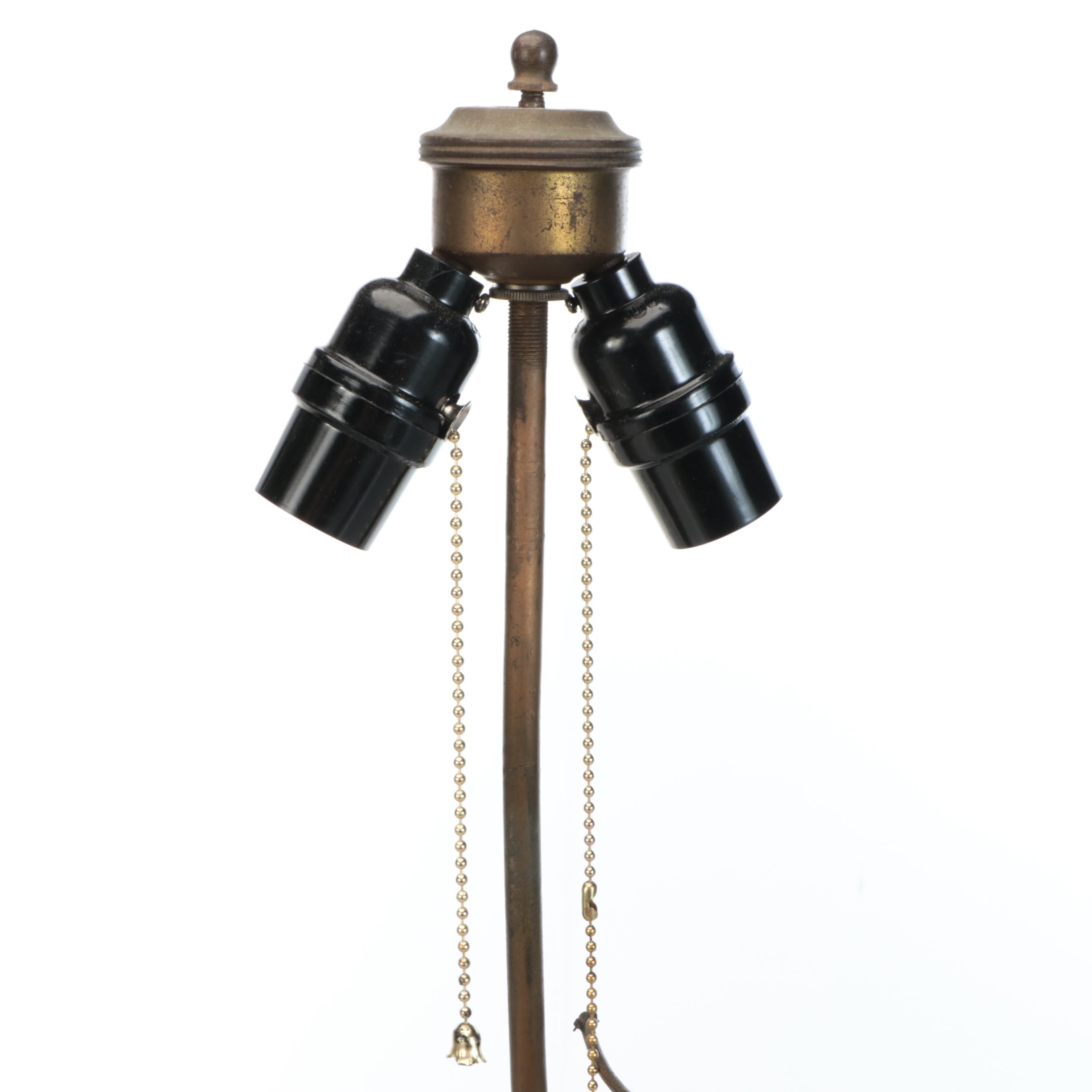 Greco-Roman Women Statuette Baluster Table Lamps