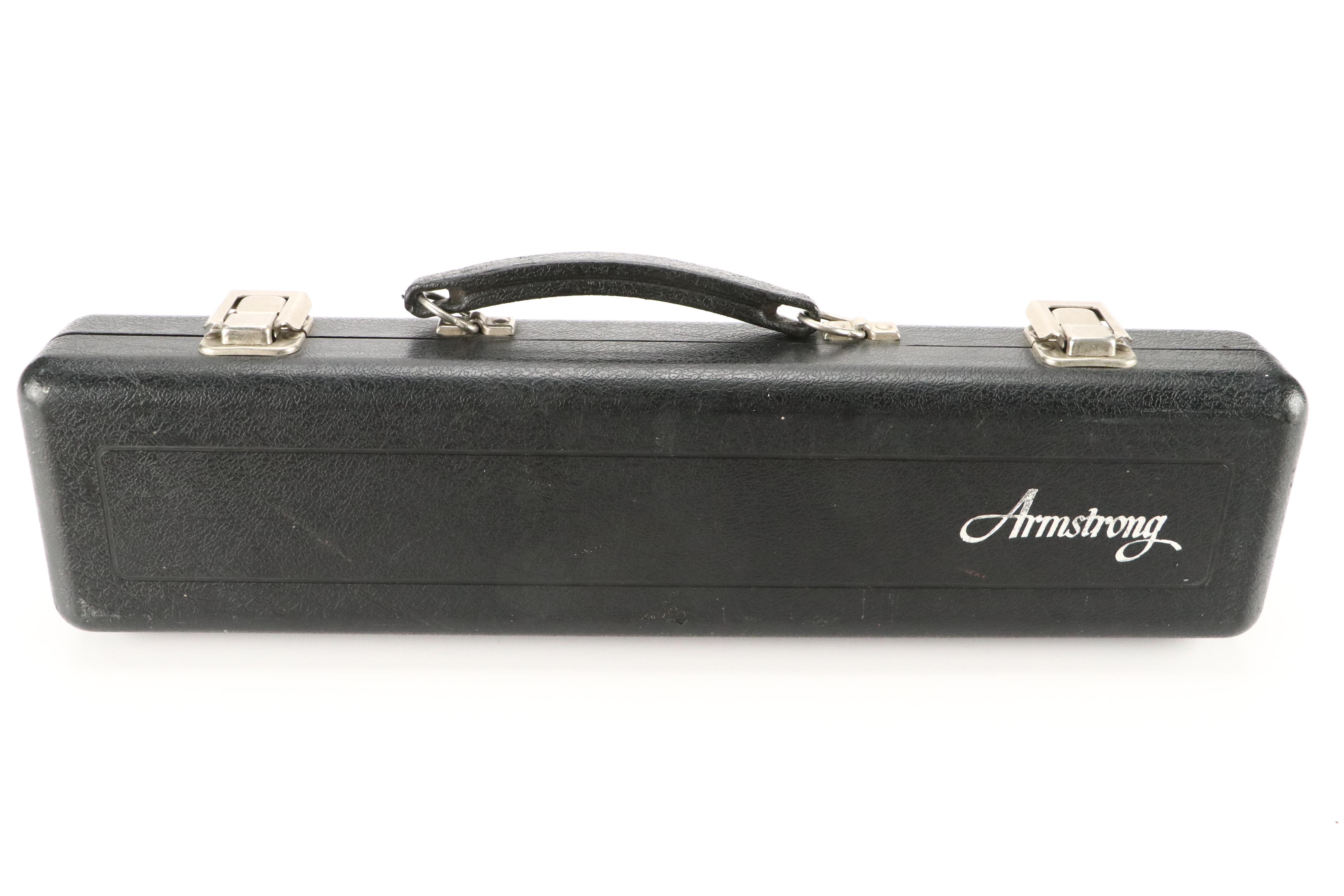 W.T. Armstrong Silver Plate Flute with Case