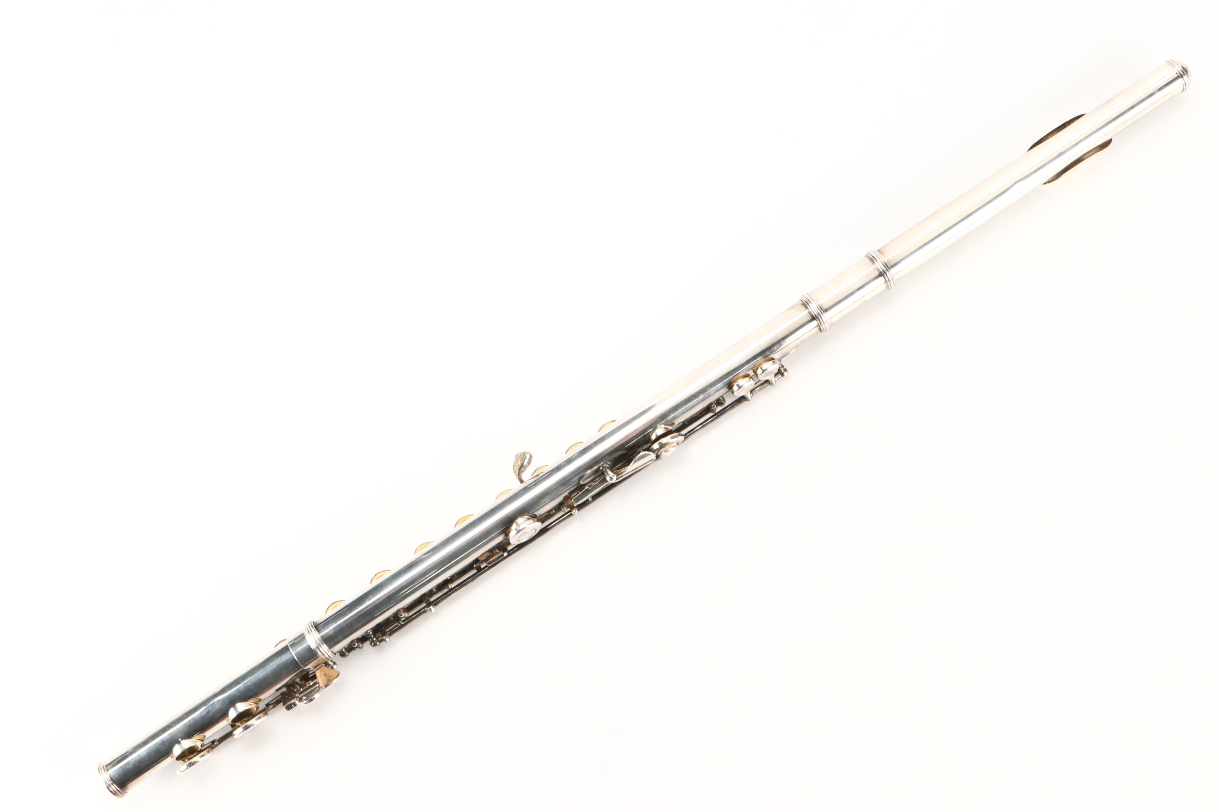 W.T. Armstrong Silver Plate Flute with Case