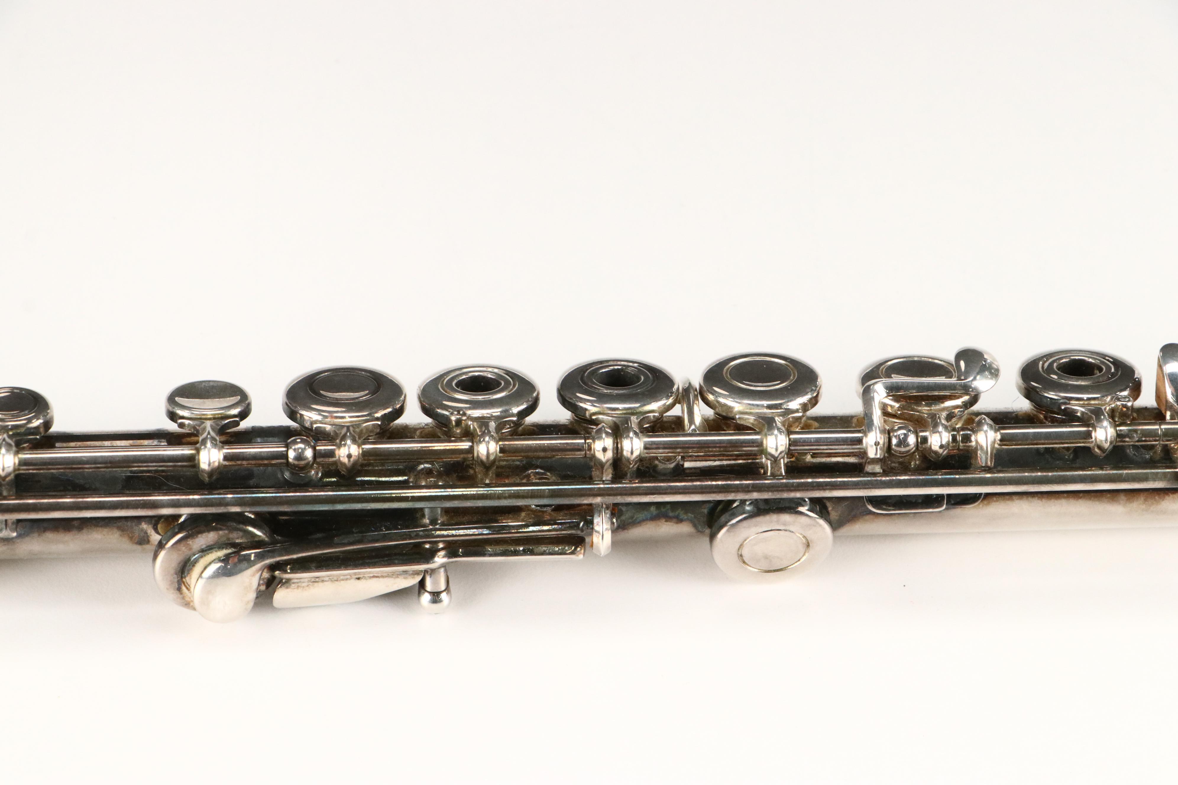 W.T. Armstrong Silver Plate Flute with Case