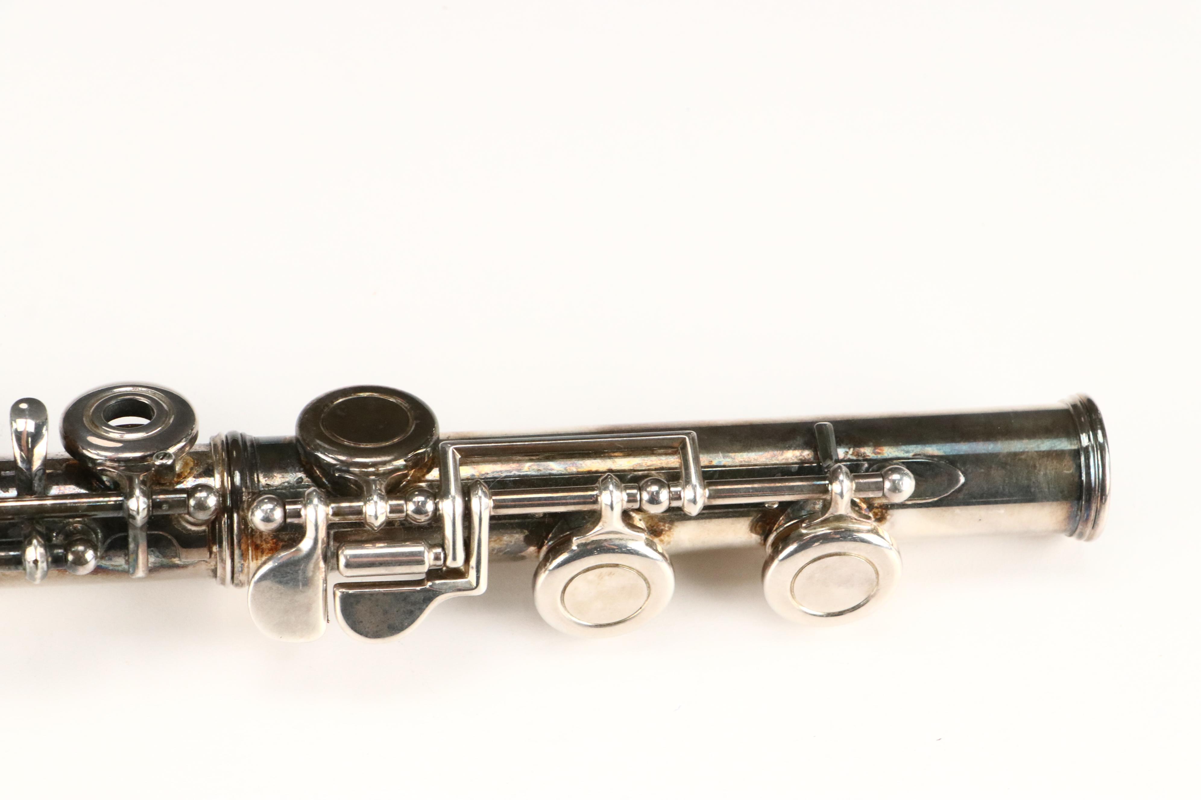 W.T. Armstrong Silver Plate Flute with Case