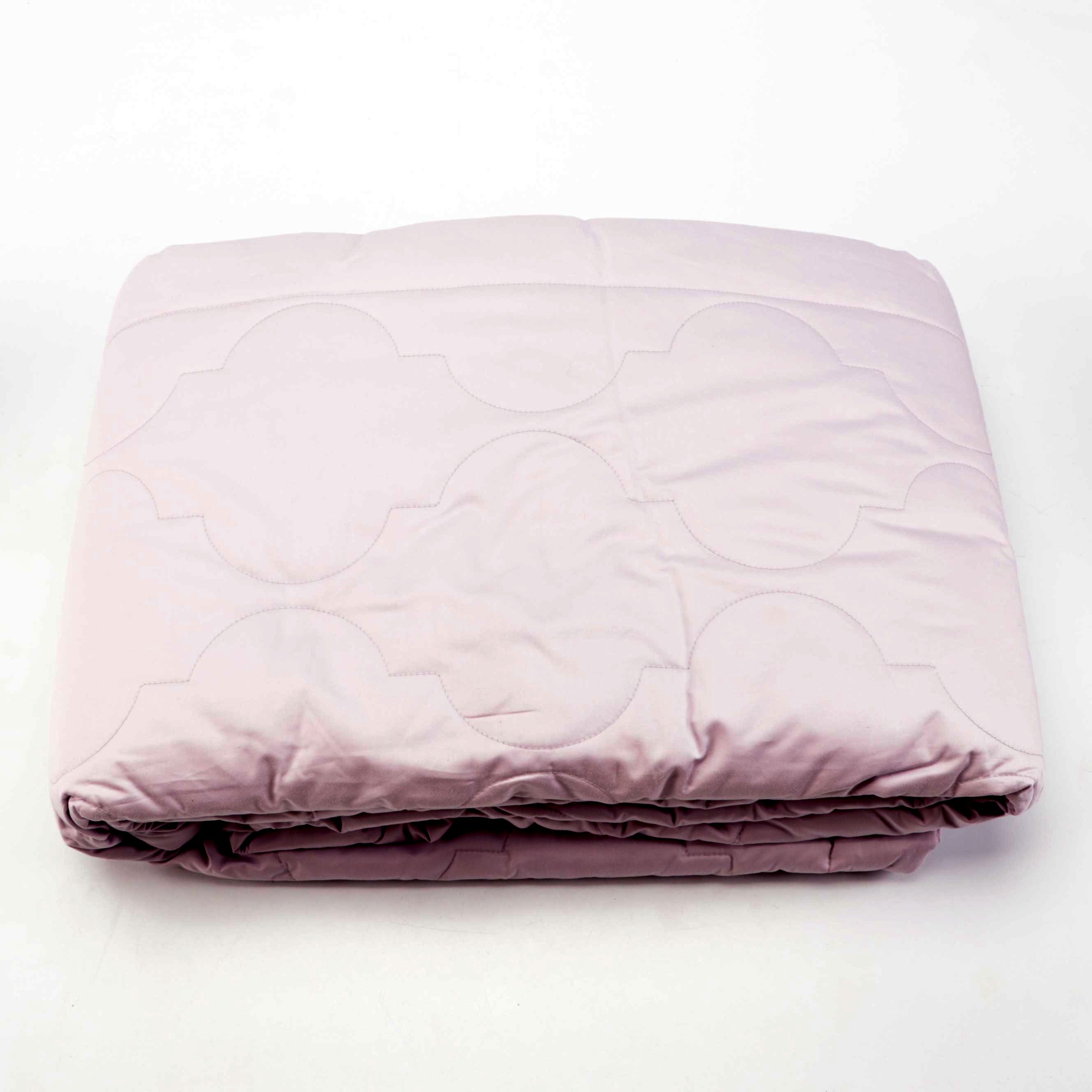 Frontgate Queen Size Down Blanket in Lavender with Parisian Inspired Clock