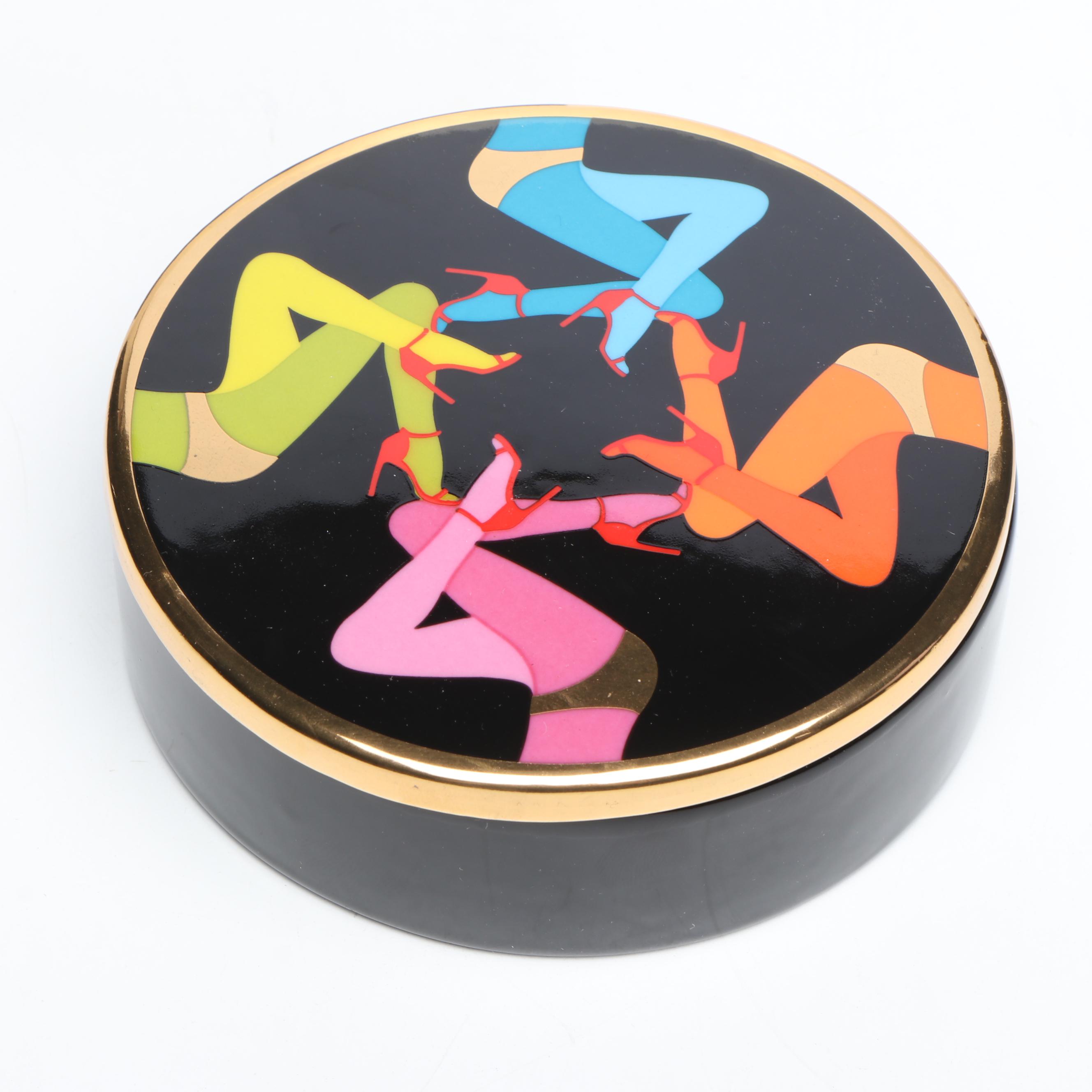Jonathan Adler "Les Girls" Porcelain Box