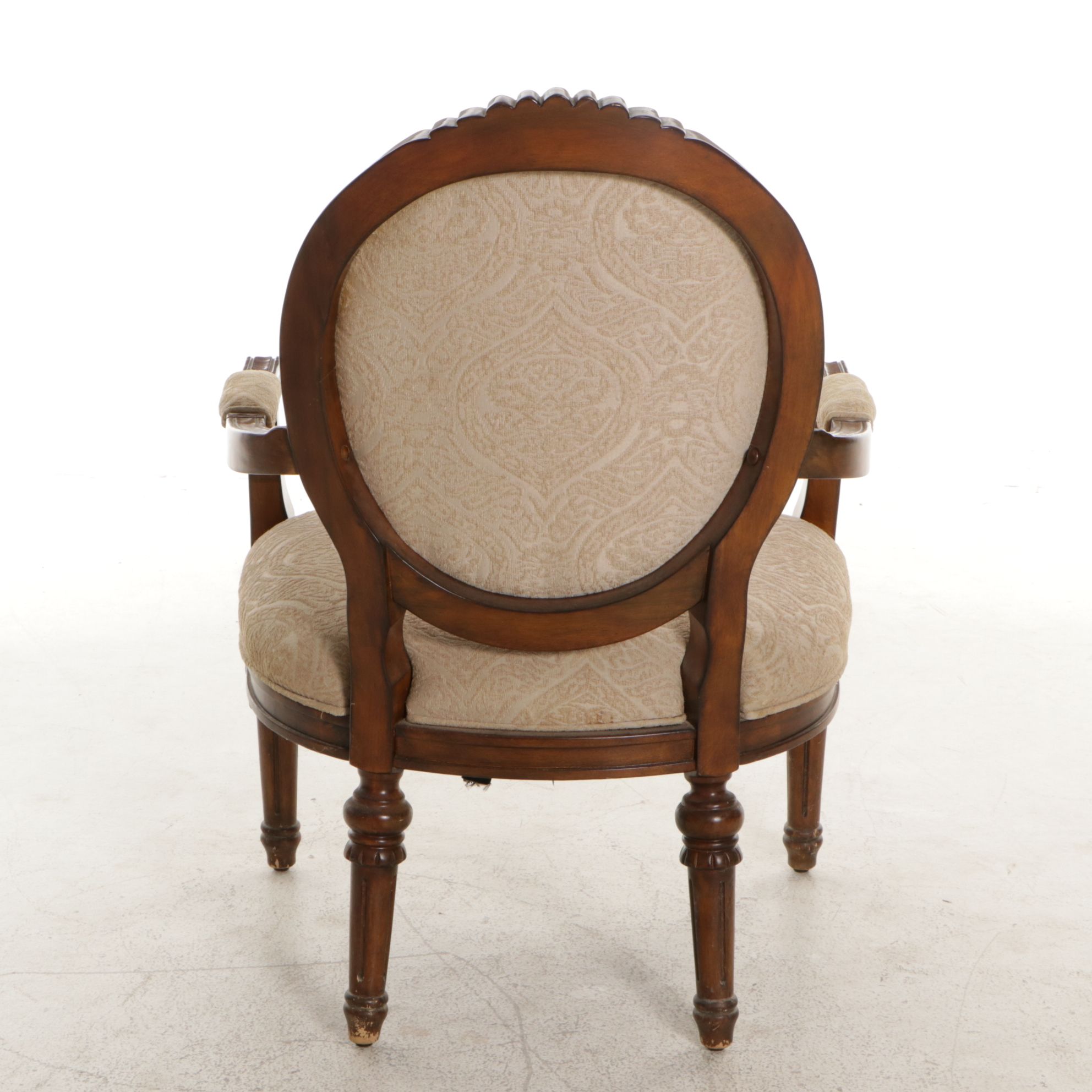 Louis XVI Style Oval Back Armchair