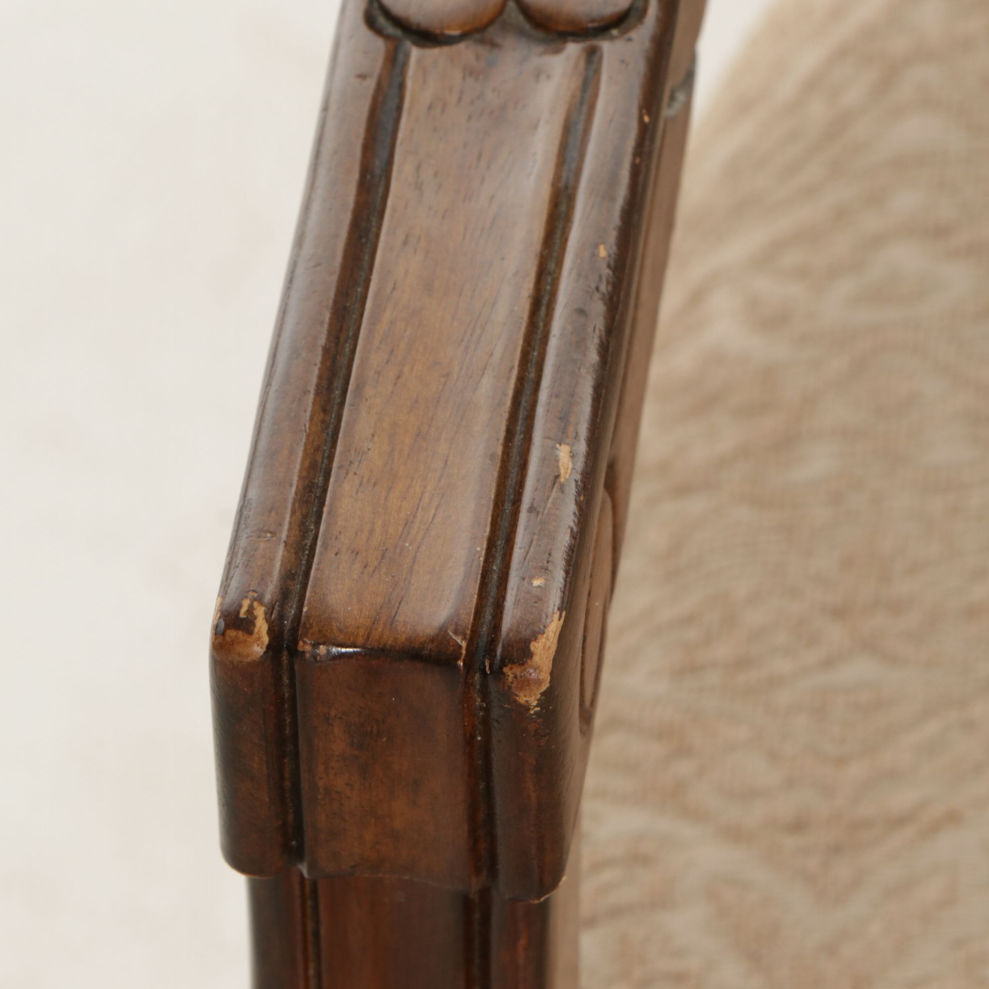 Louis XVI Style Oval Back Armchair