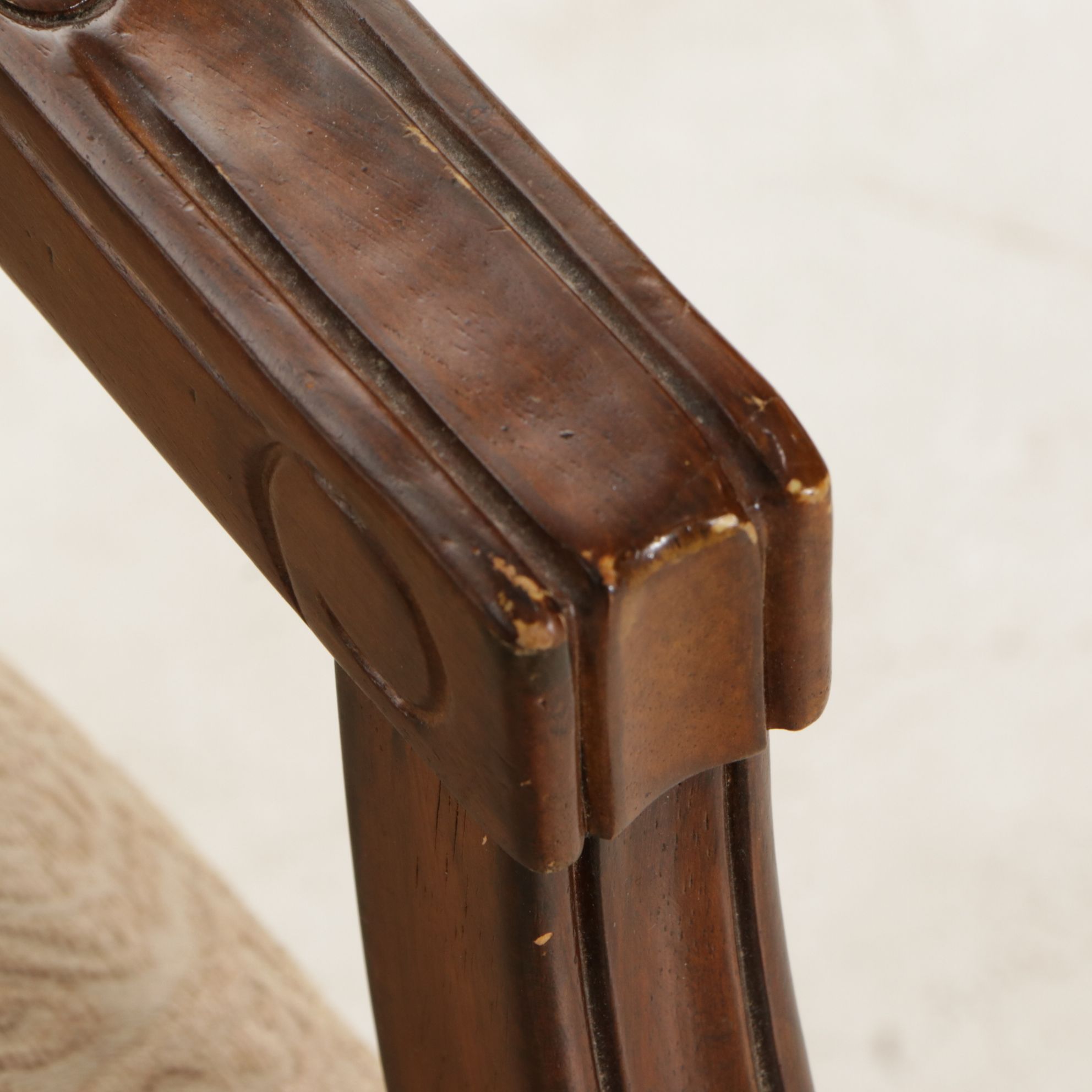 Louis XVI Style Oval Back Armchair