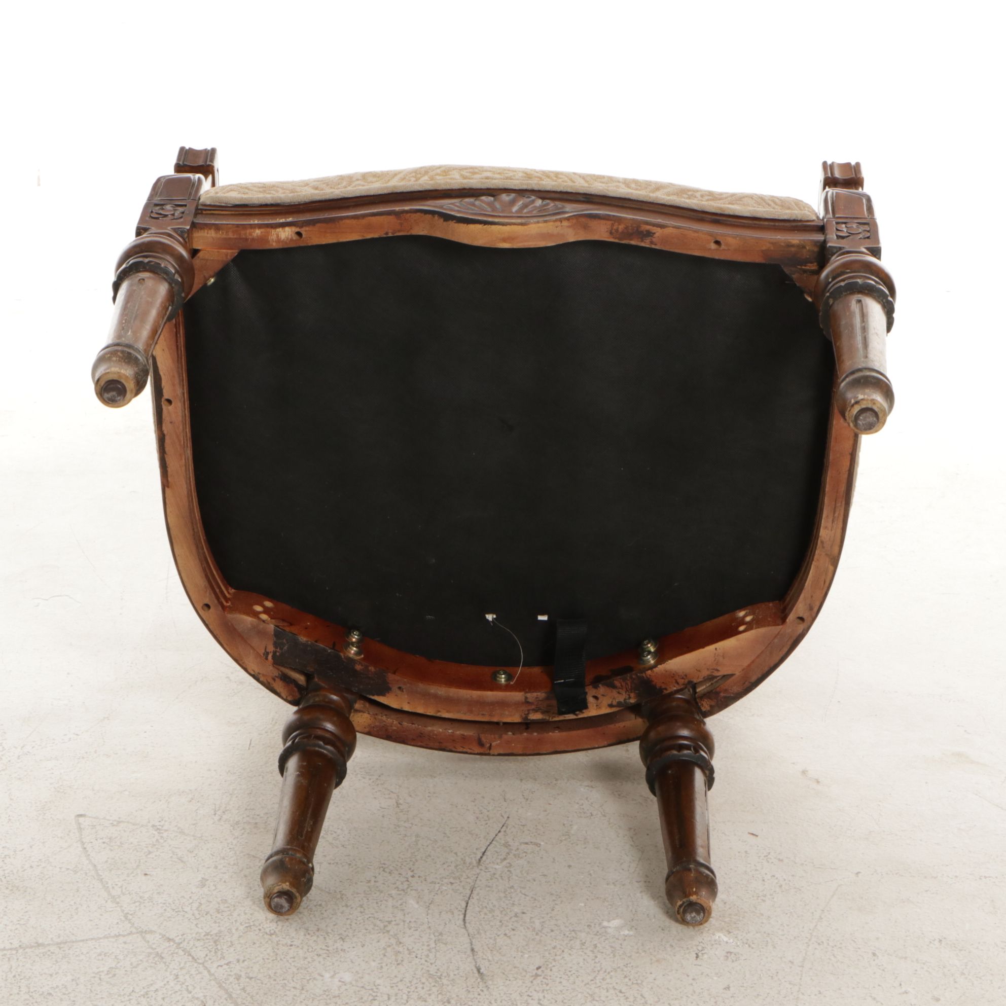 Louis XVI Style Oval Back Armchair