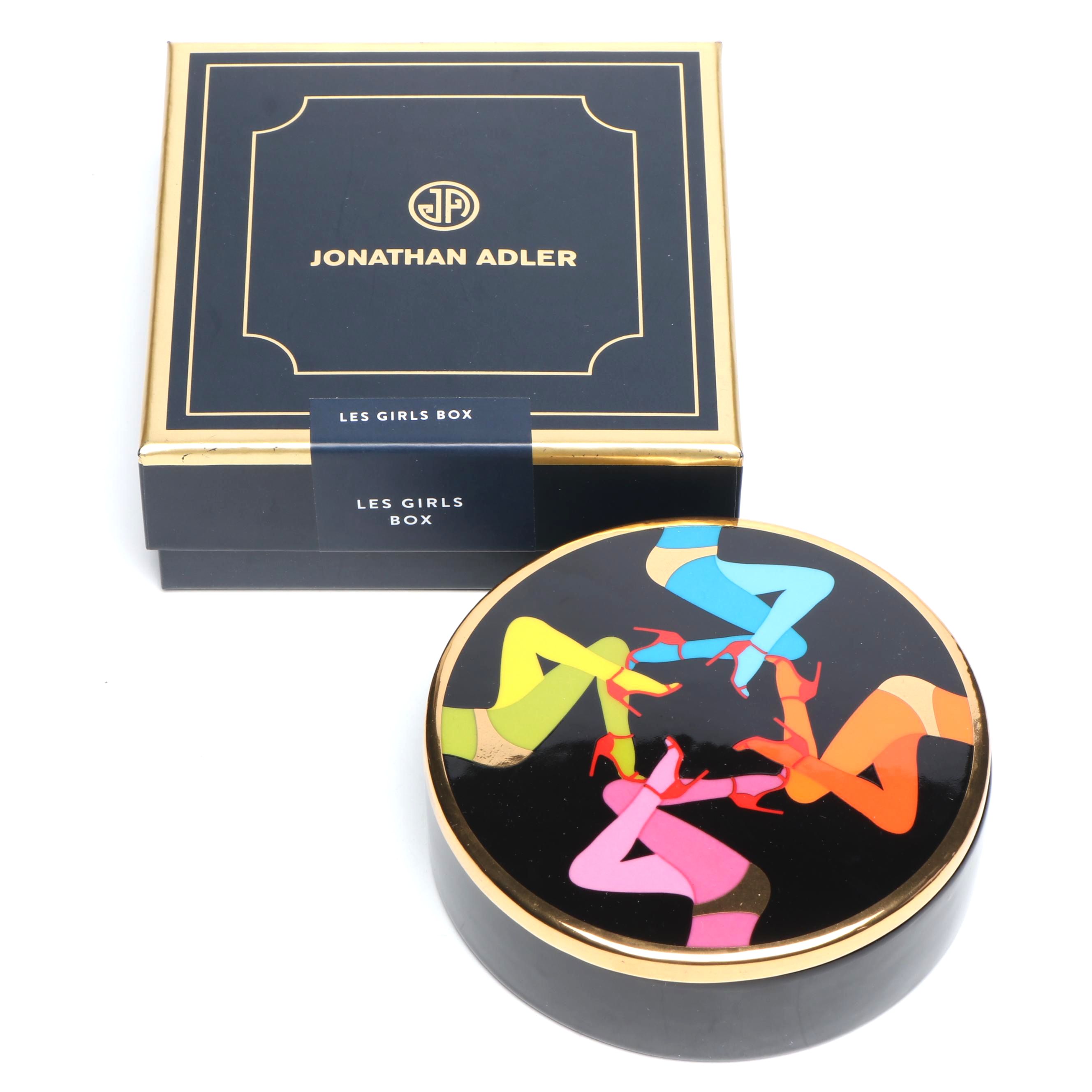 Jonathan Adler "Les Girls" Porcelain Box