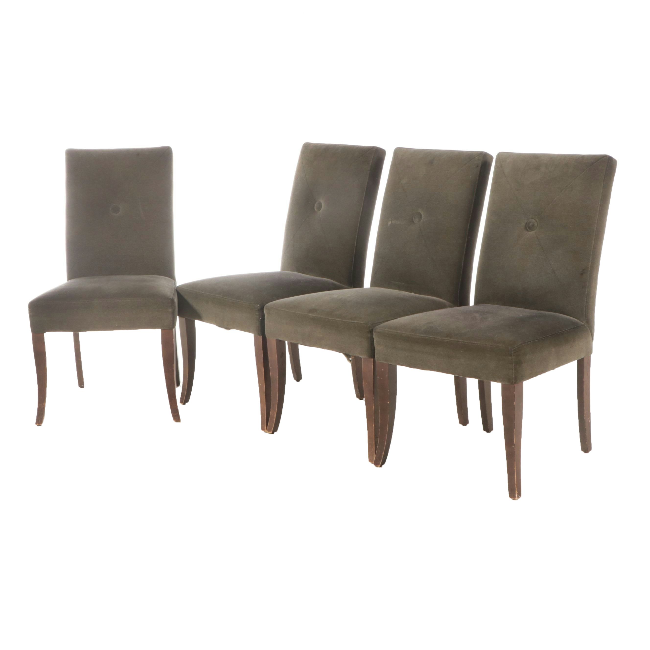 Set of Four Arhaus Furniture Upholstered Side Chairs