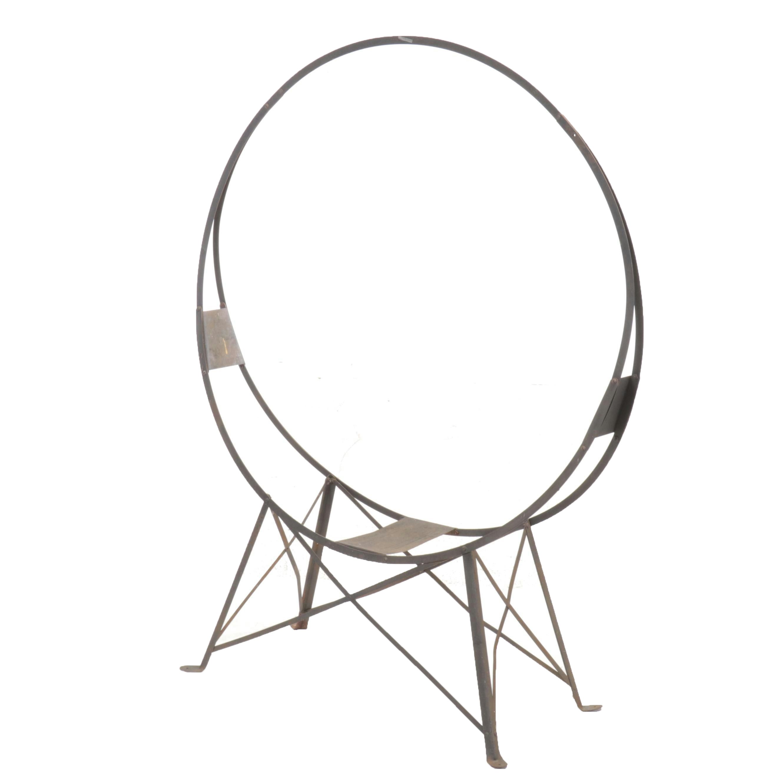 Mid Century Modern Style Firewood Log Holder