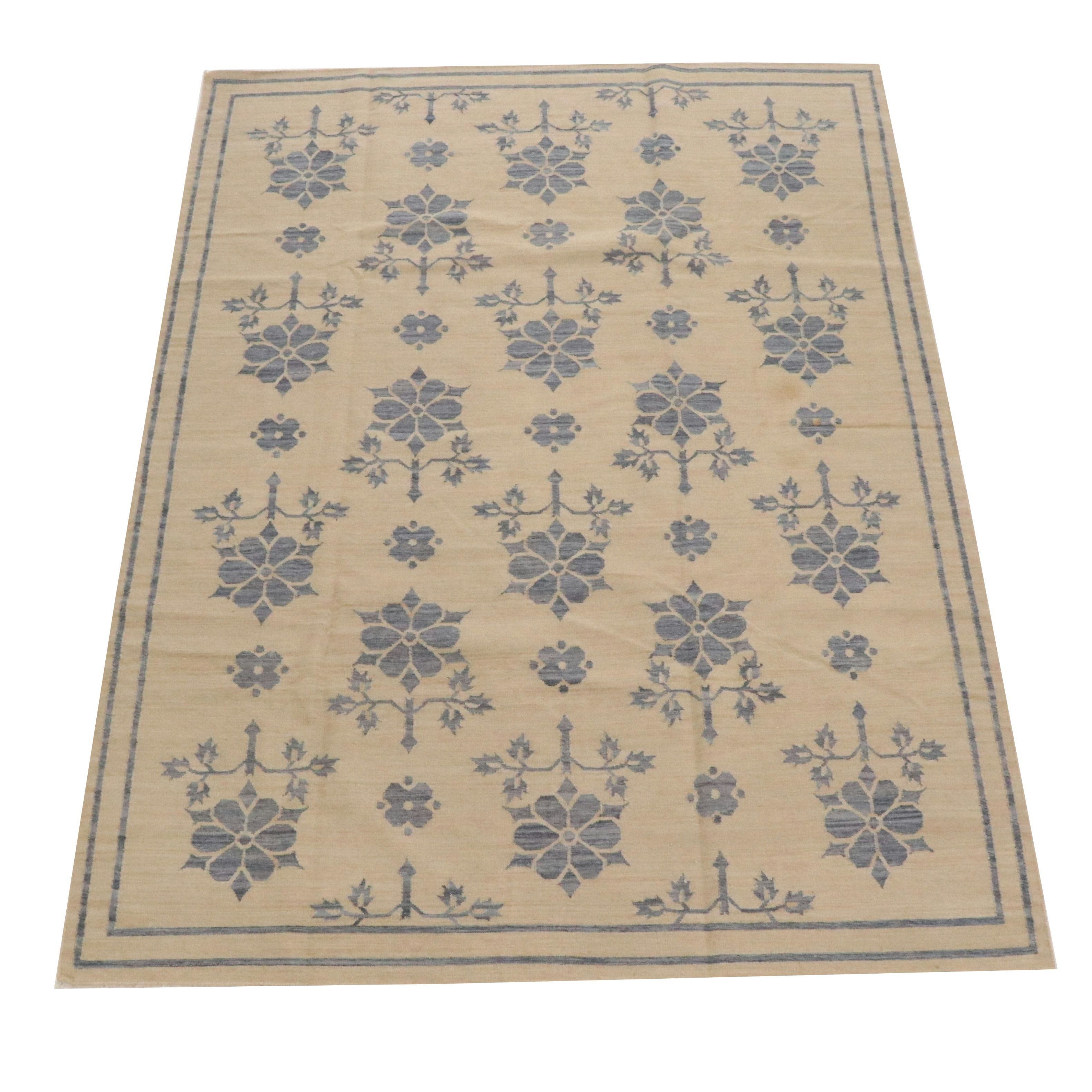 8'6 x 11'3 Handwoven Pande Cameron Home Indian Dhurrie Area Rug