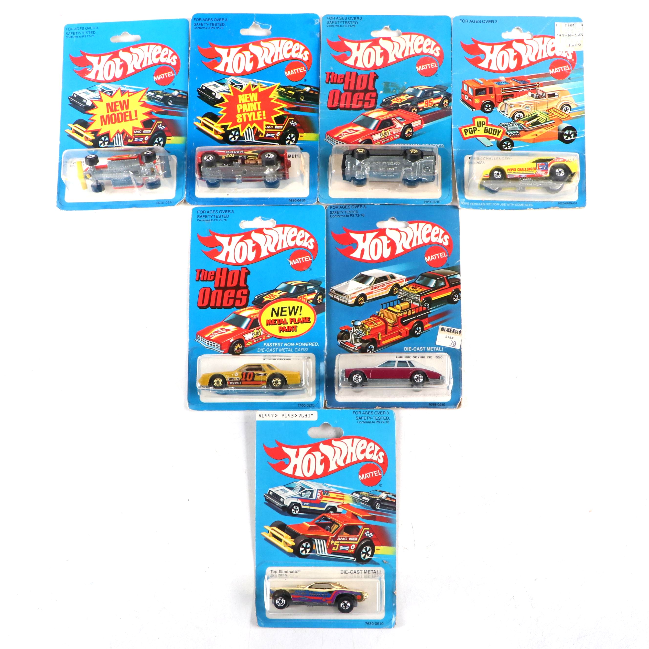 Hot Wheels "Top Eliminator," "Hot Bird" and More Toy Cars, 1979/1981