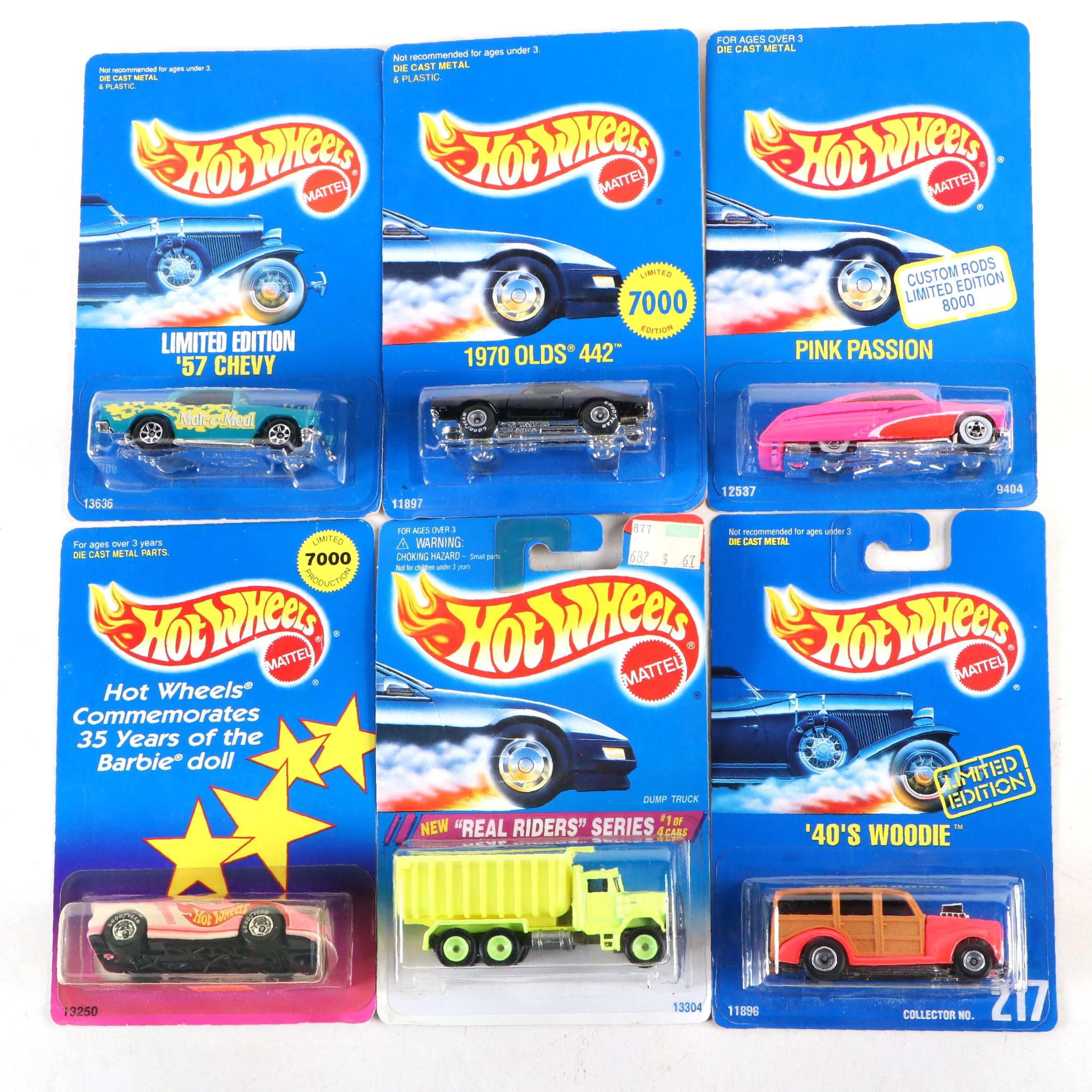 Hot Wheels Limited Edition "Pink Passion," "1970 Olds 442" and More Cars, 1990s