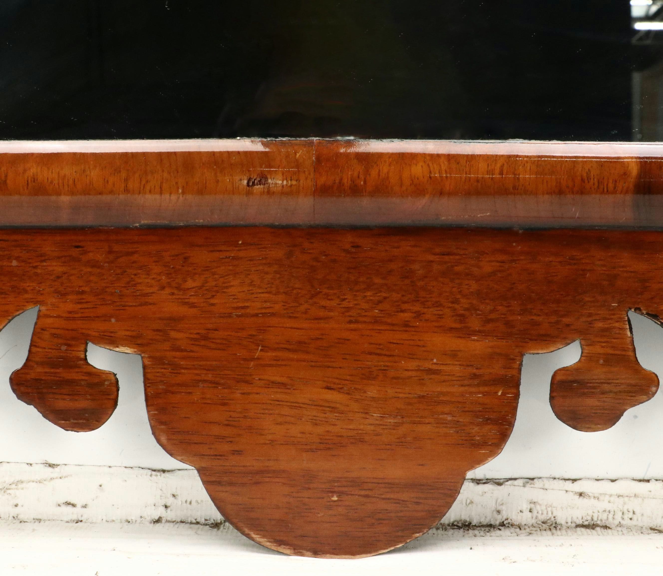 Georgian Style Mahogany Framed Wall Mirror