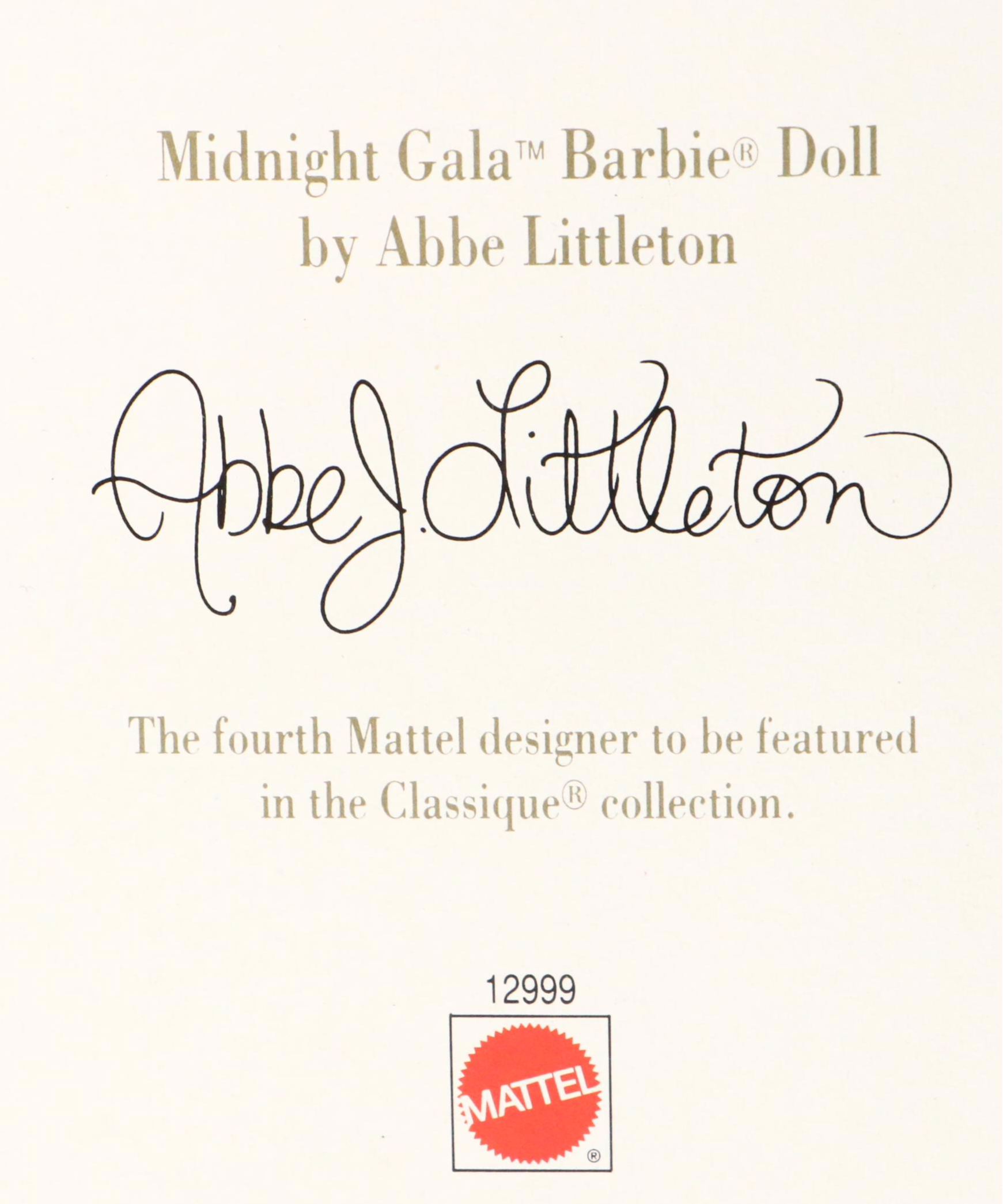 Barbie "Midnight Gala" and "Benefit Ball" Classique Collection Dolls