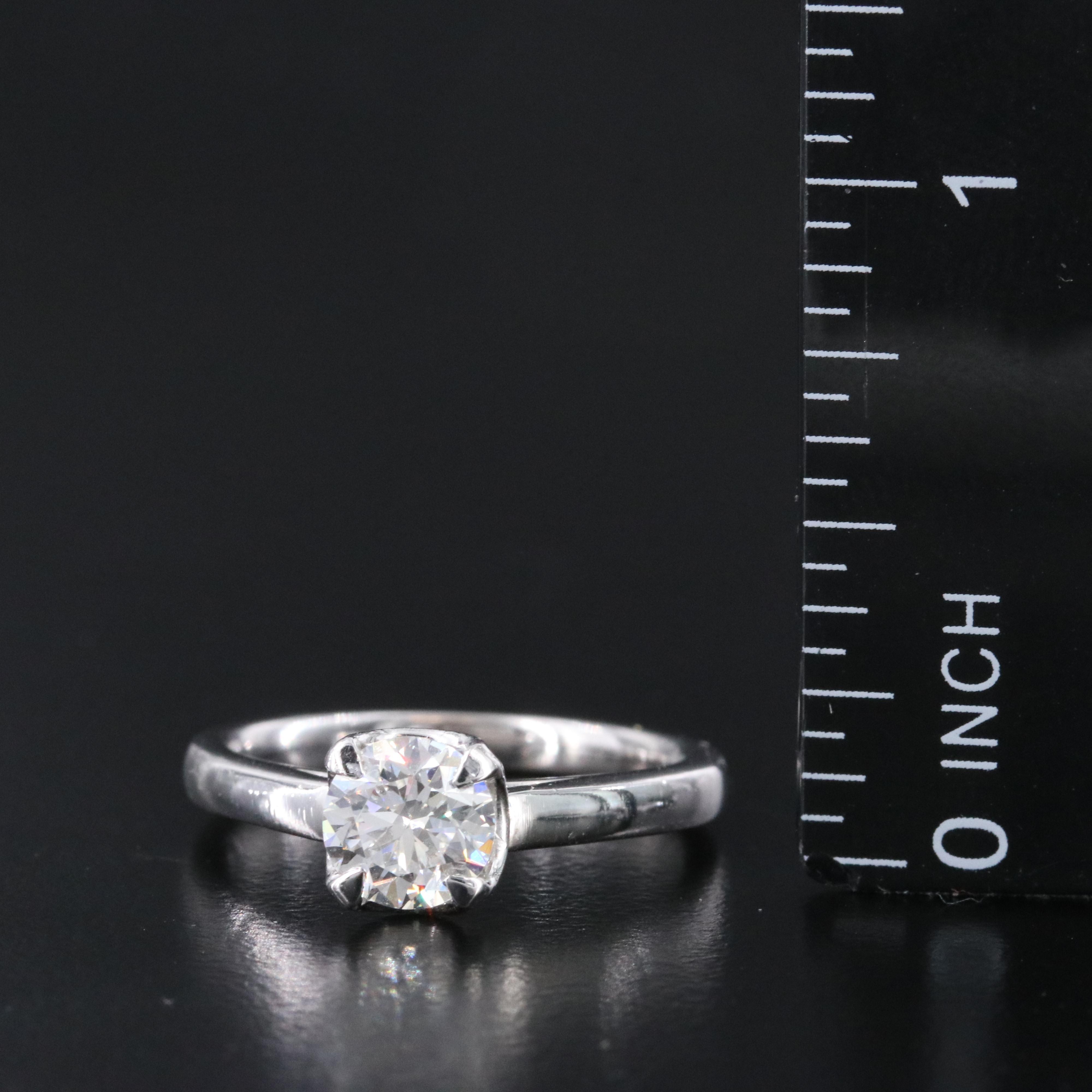 Platinum 1.02 CTW Lab Grown Diamond Ring