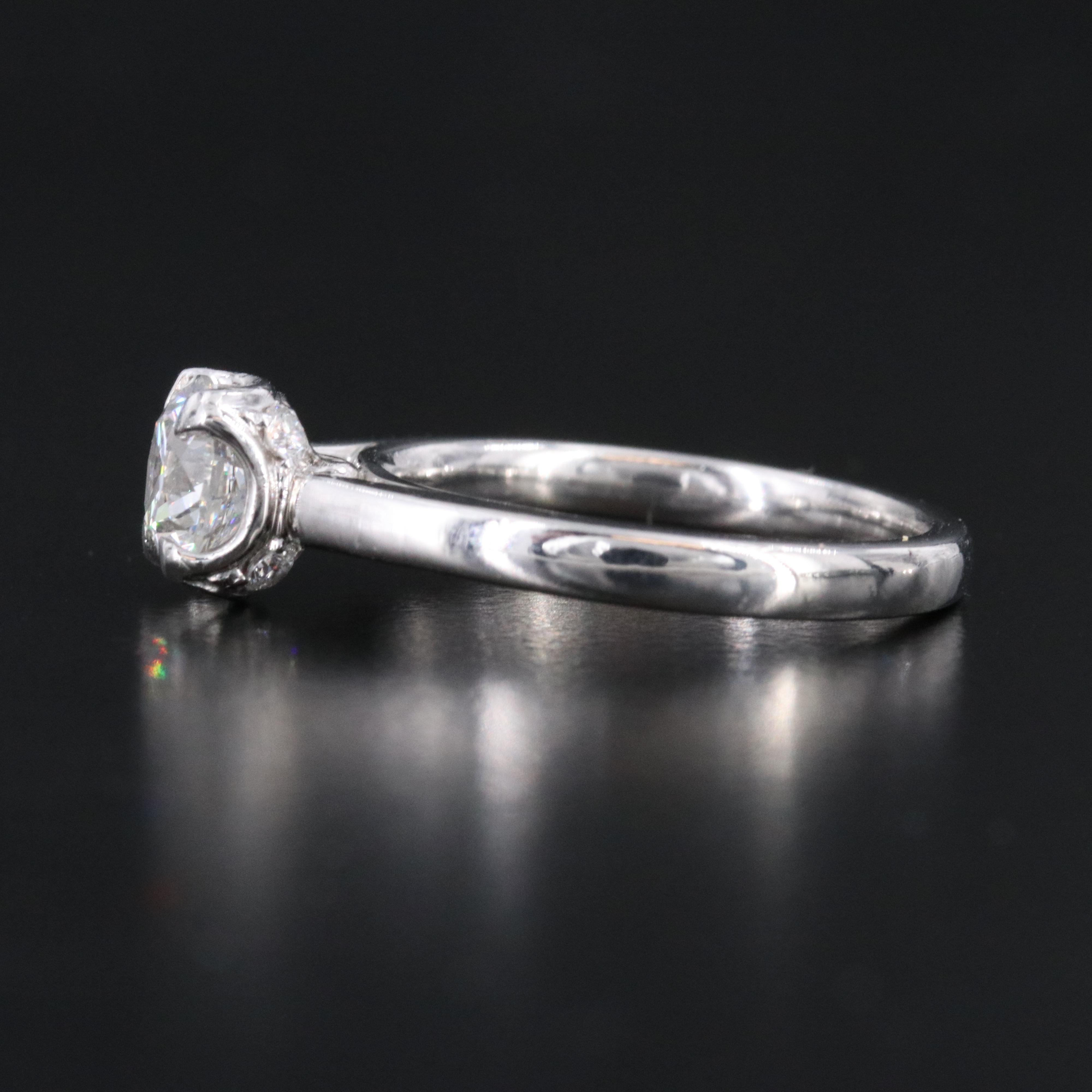 Platinum 1.02 CTW Lab Grown Diamond Ring