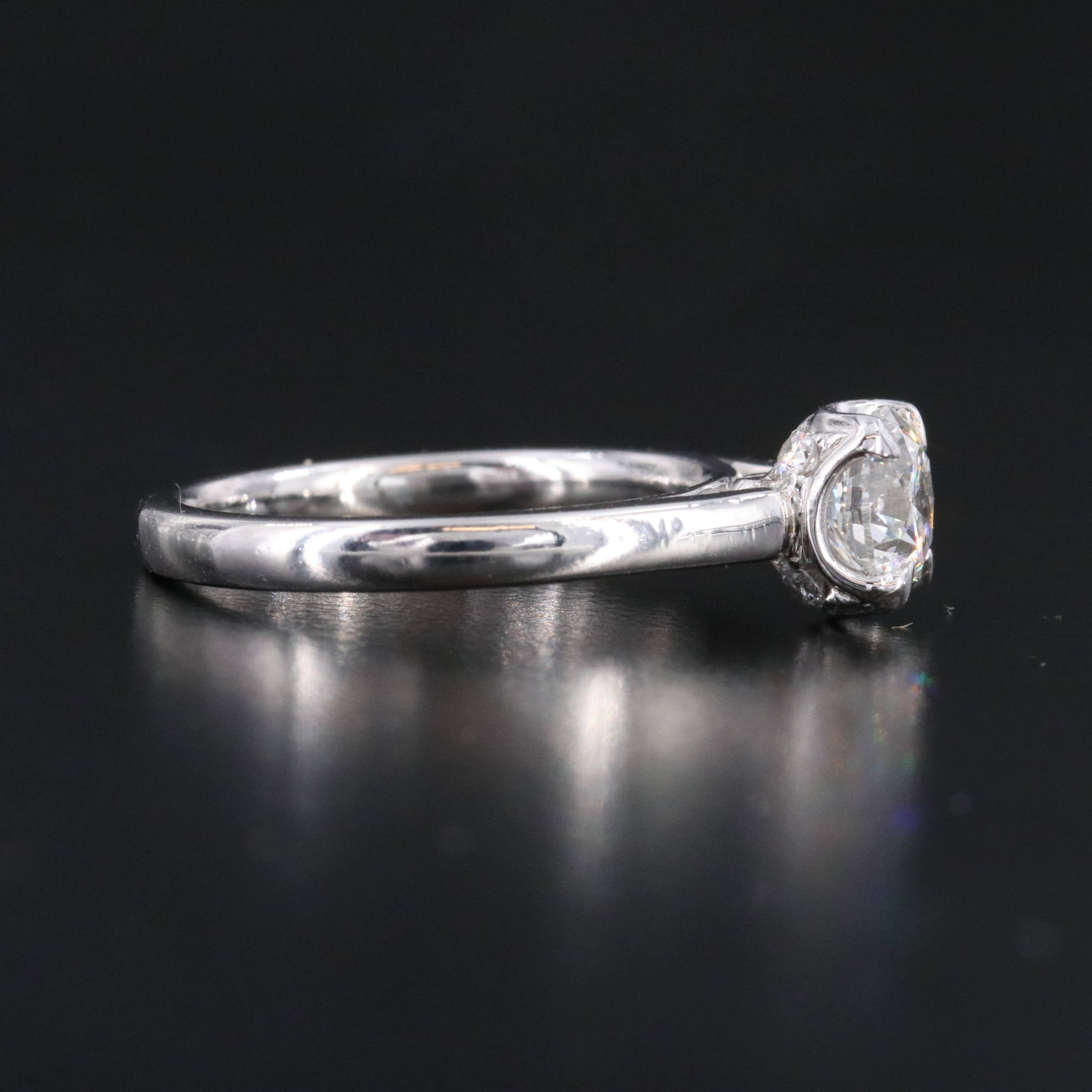 Platinum 1.02 CTW Lab Grown Diamond Ring