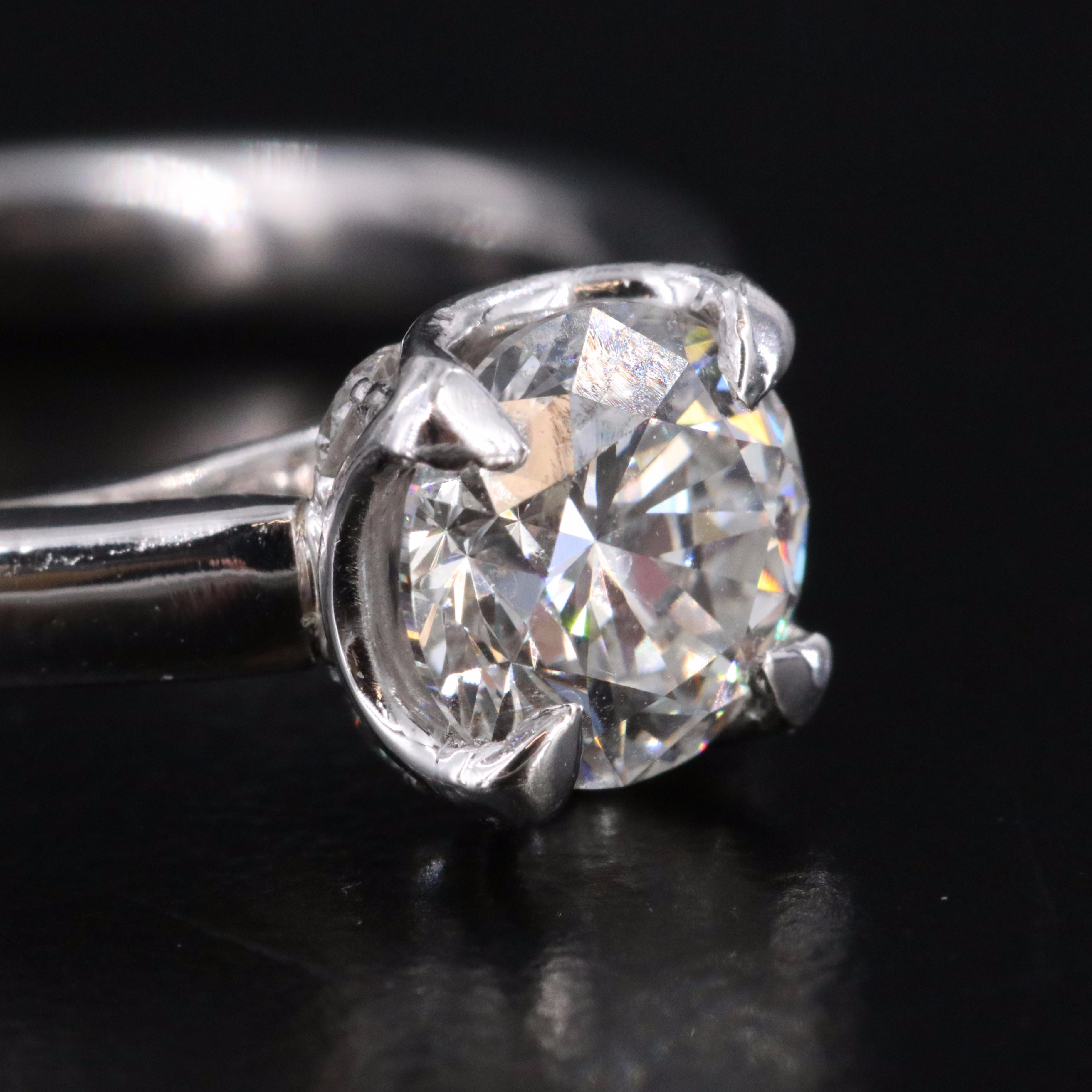 Platinum 1.02 CTW Lab Grown Diamond Ring